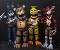 Withered 4 Pack Bundle Custom Articulating Figures FNAF Five Nights At Freddy’s