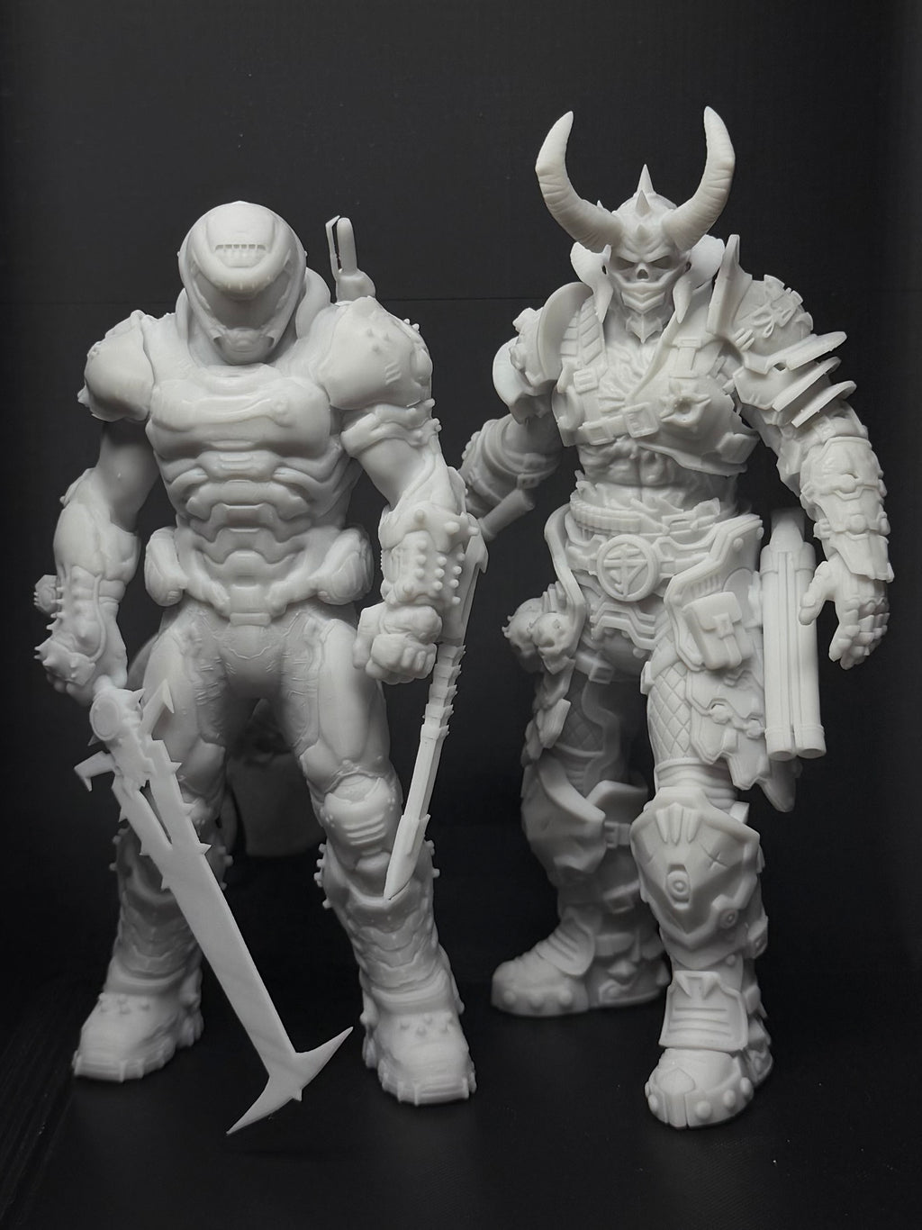 Doom Eternal Marauder Statue Uncolored Resin Print
