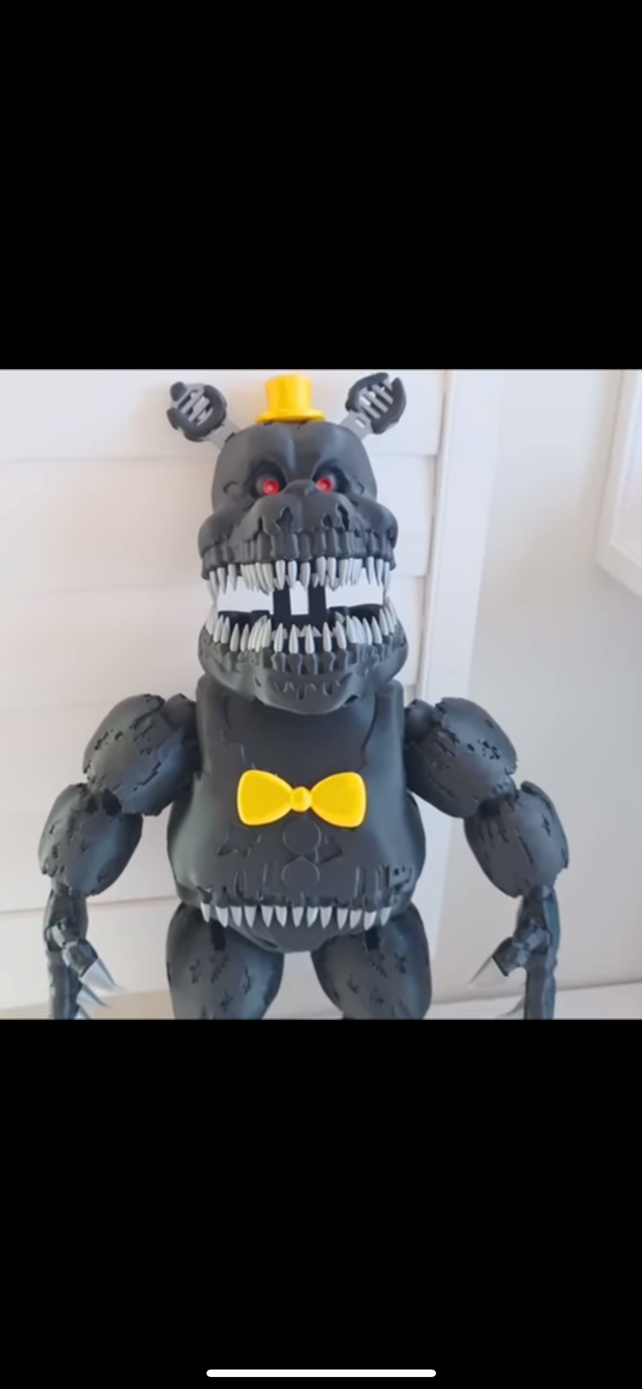 JUMBO NIGHTMARE FNAF Five Nights At Freddy’s Articulating Figure!!
