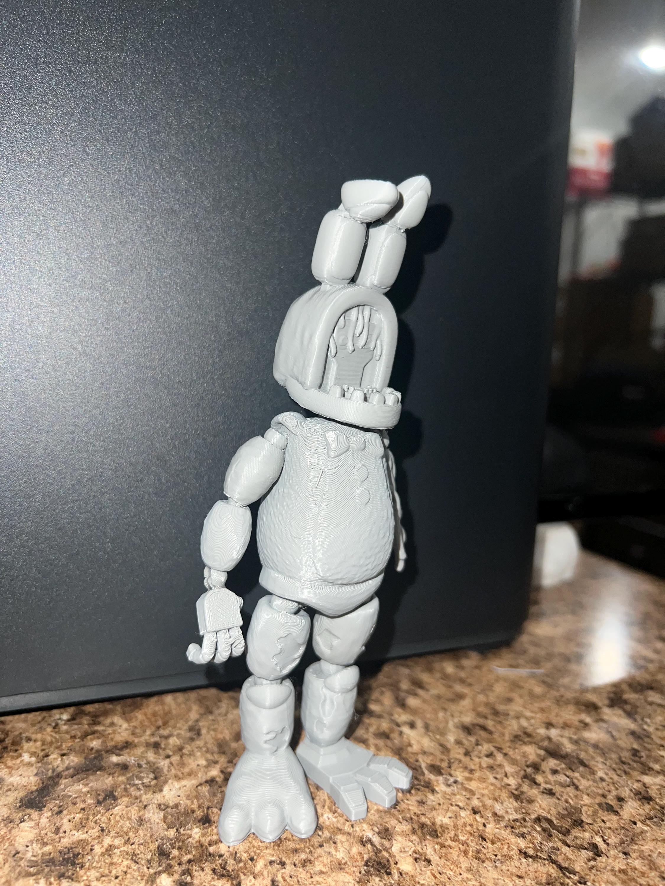 FNAF Withered Bonnie Figure 3D Printed Five Nights At Freddys