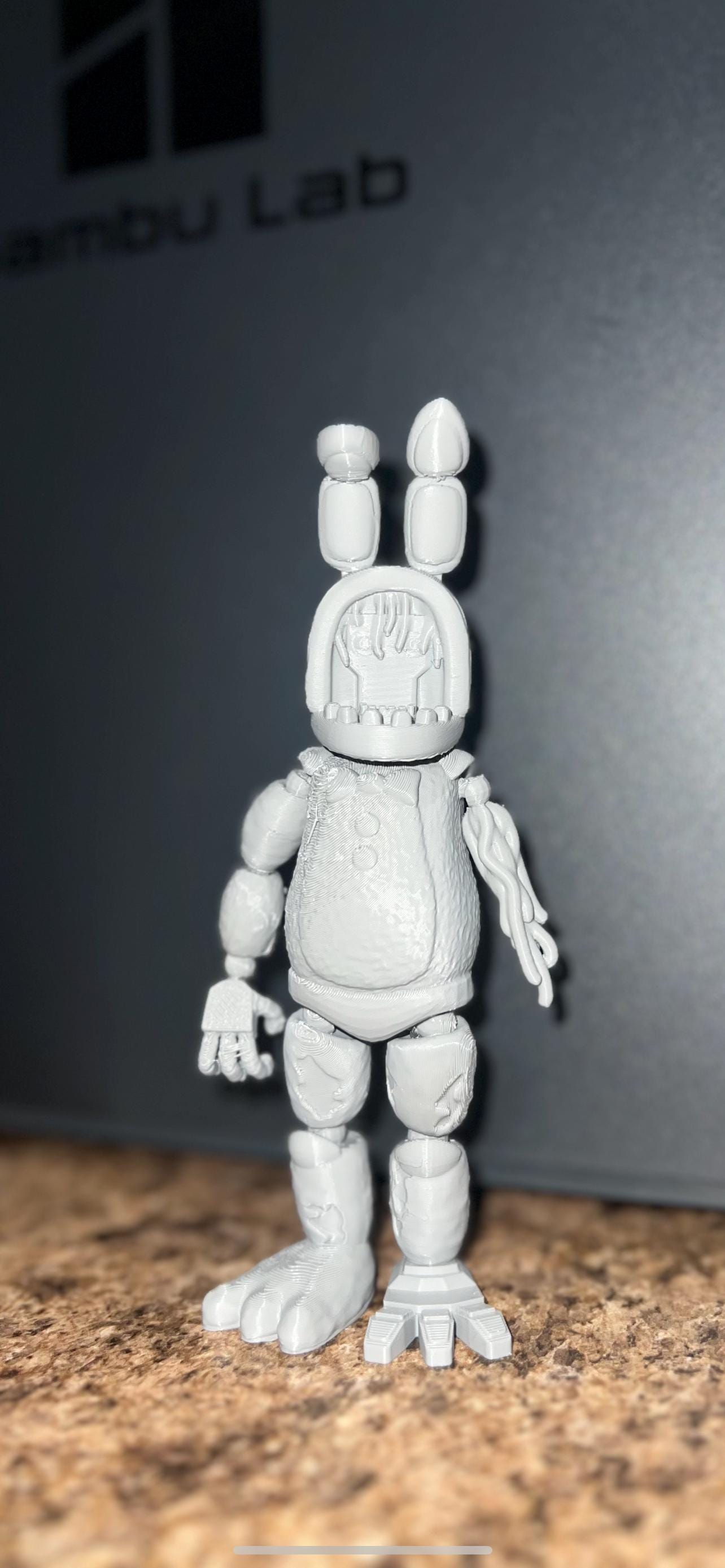 FNAF Withered Bonnie Figure 3D Printed Five Nights At Freddys