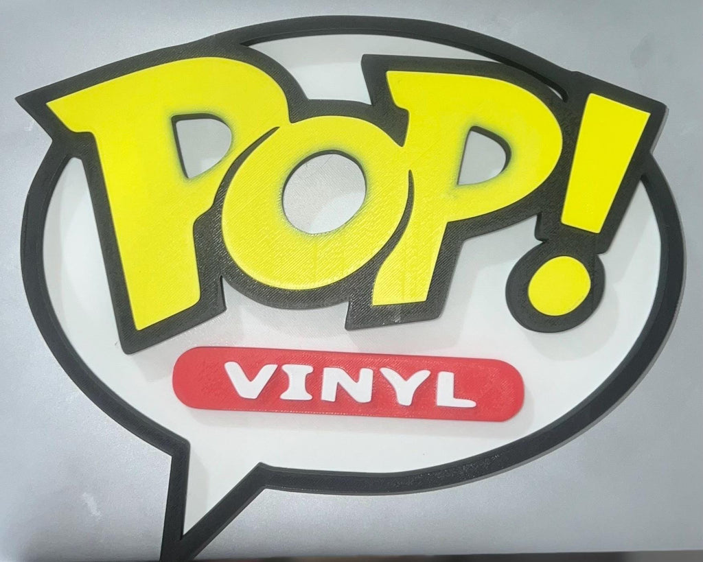 Funko Pop Logo 3D Printed