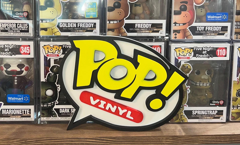 Funko Pop Logo 3D Printed