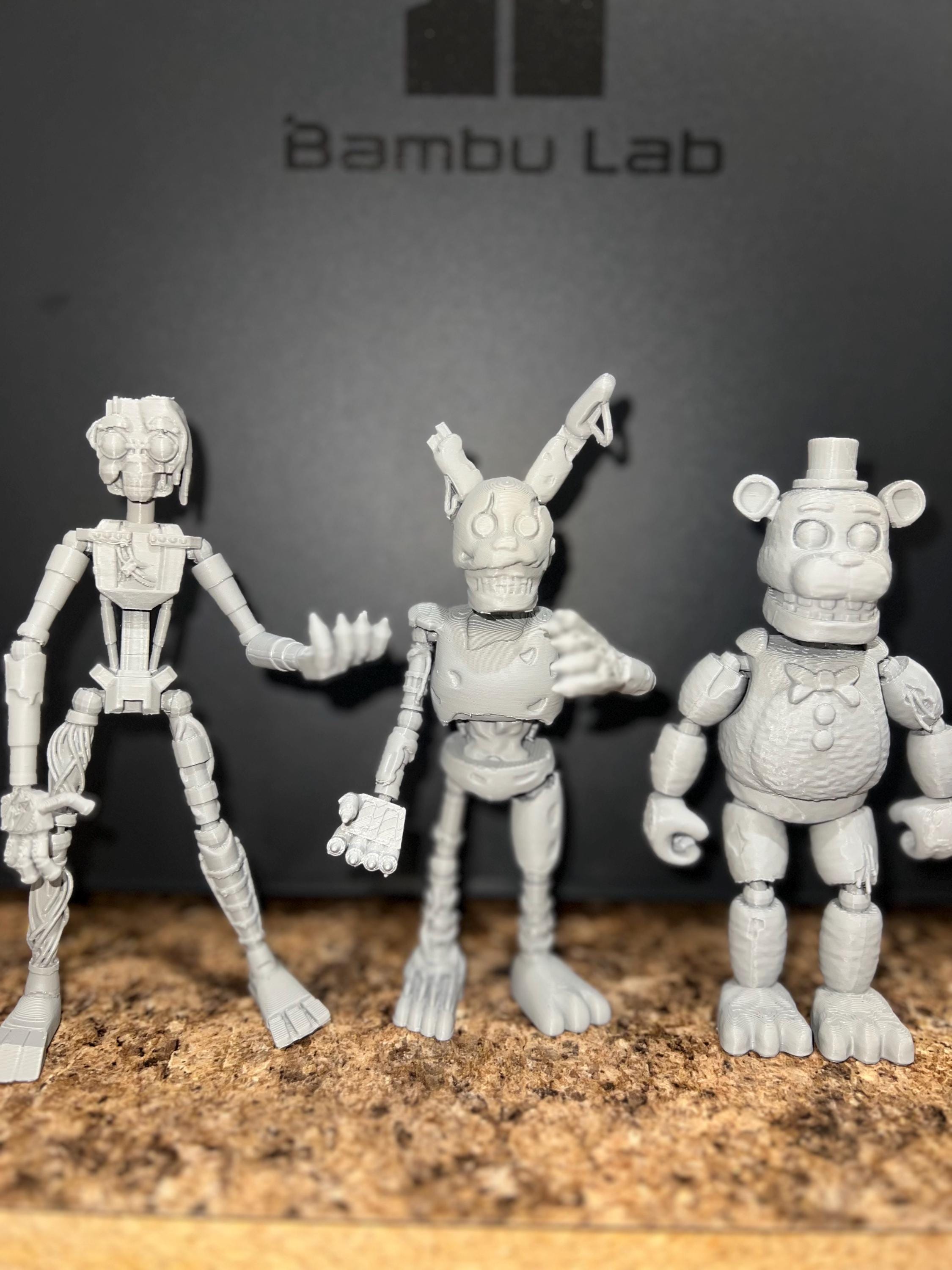 The Mimic, Burn Trap, Withered Freddy, Withered Bonnie 4 Pack! FNAF