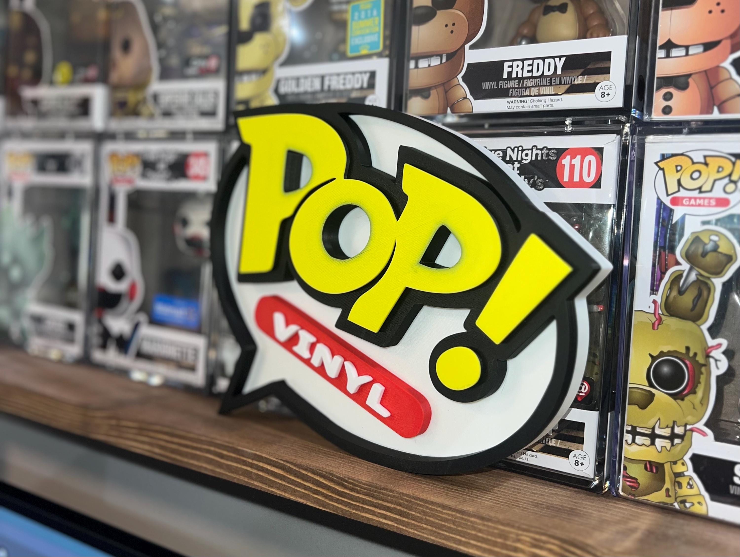 Funko Pop Logo 3D Printed