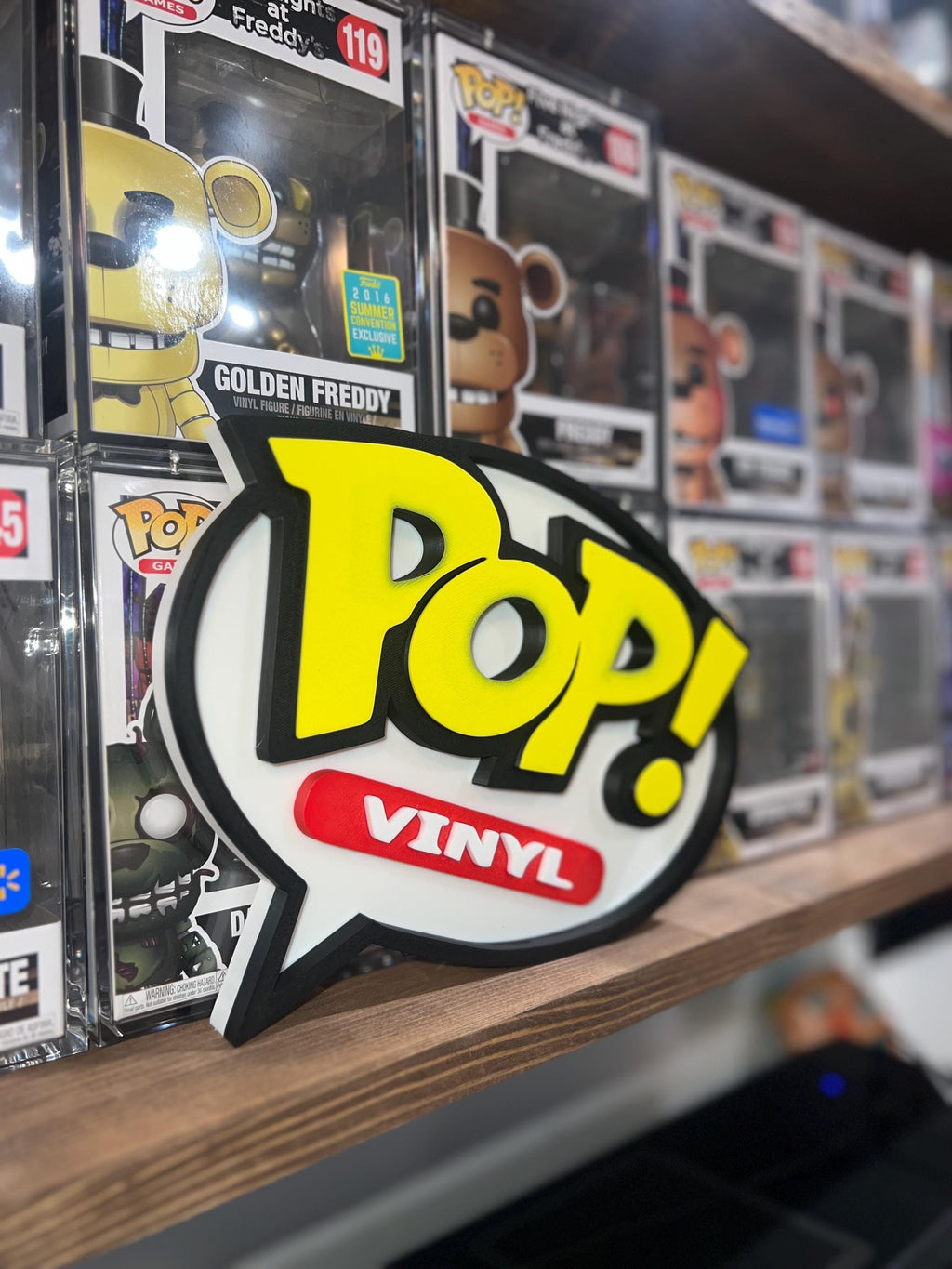 Funko Pop Logo 3D Printed