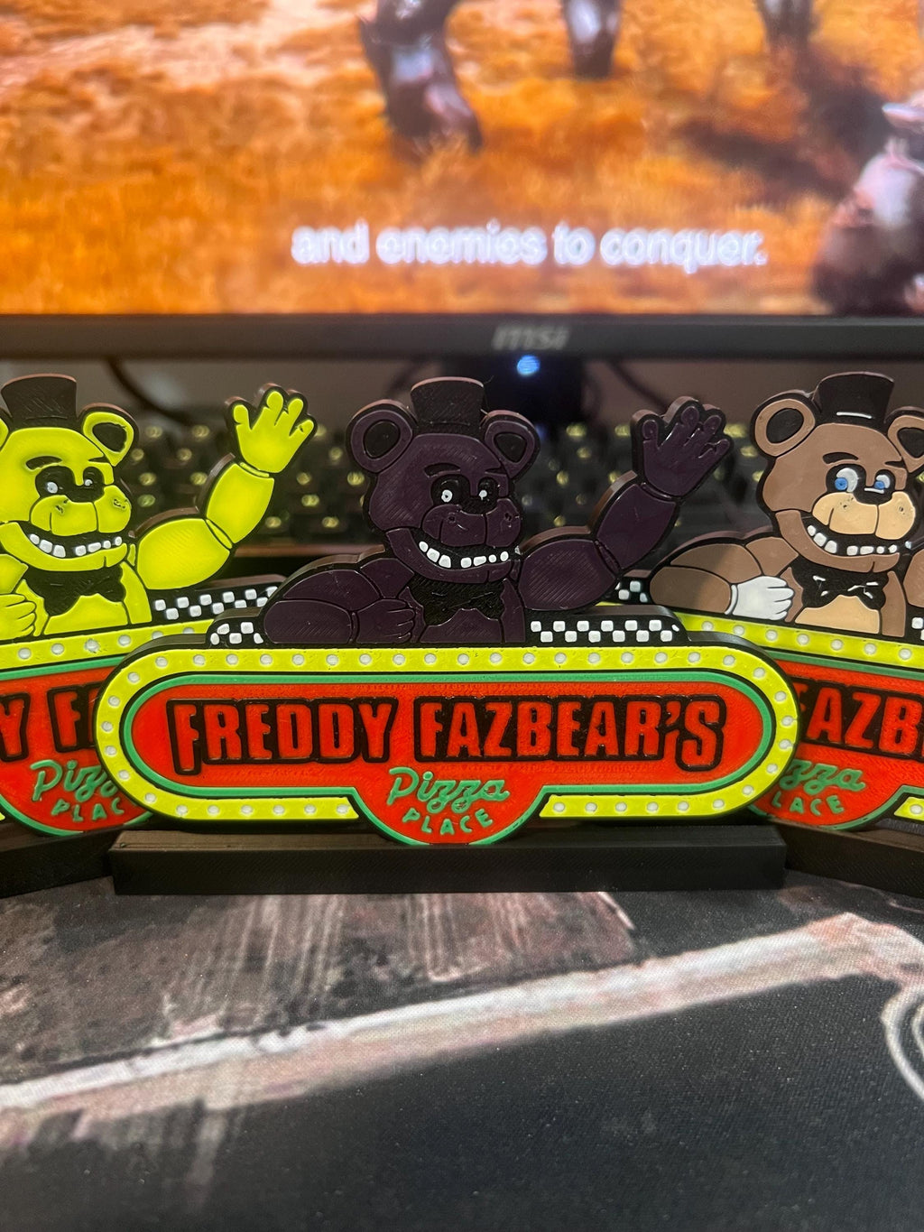 Secret Shadow Freddy Self-Standing Mini Billboard FNAF Five Nights At Freddy’s