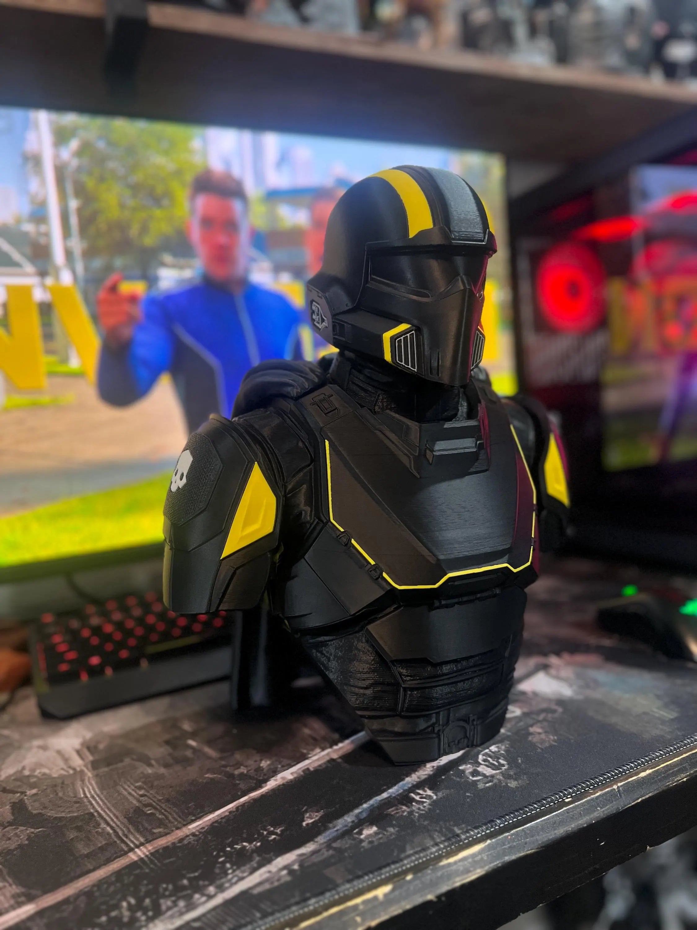 Helldivers 2 Galactic Armory Hell Diver Bust