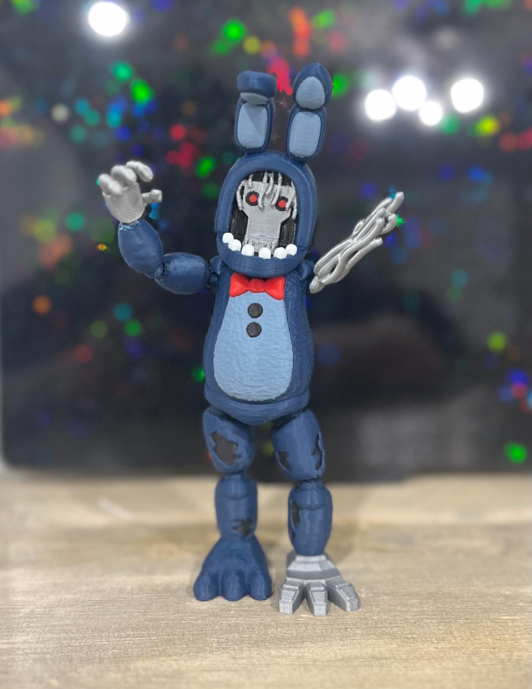 COLOR Withered Bonnie FNAF Five Nights At Freddy’s 2 Figure!
