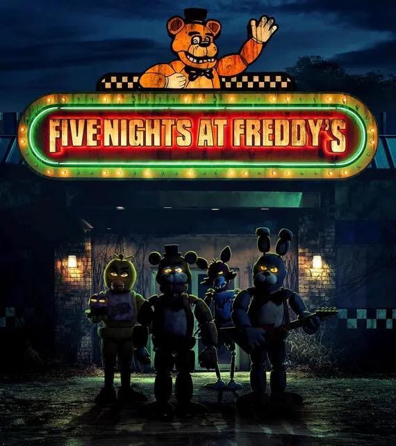 Secret Shadow Freddy Self-Standing Mini Billboard FNAF Five Nights At Freddy’s