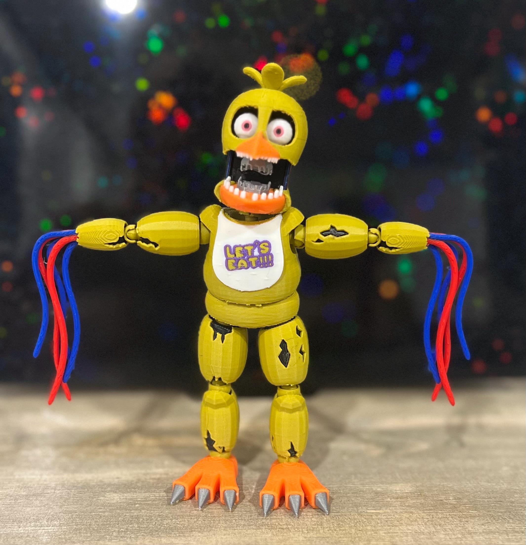 Withered Chica Articulating Figure FNAF 2 Five Nights At Freddy’s