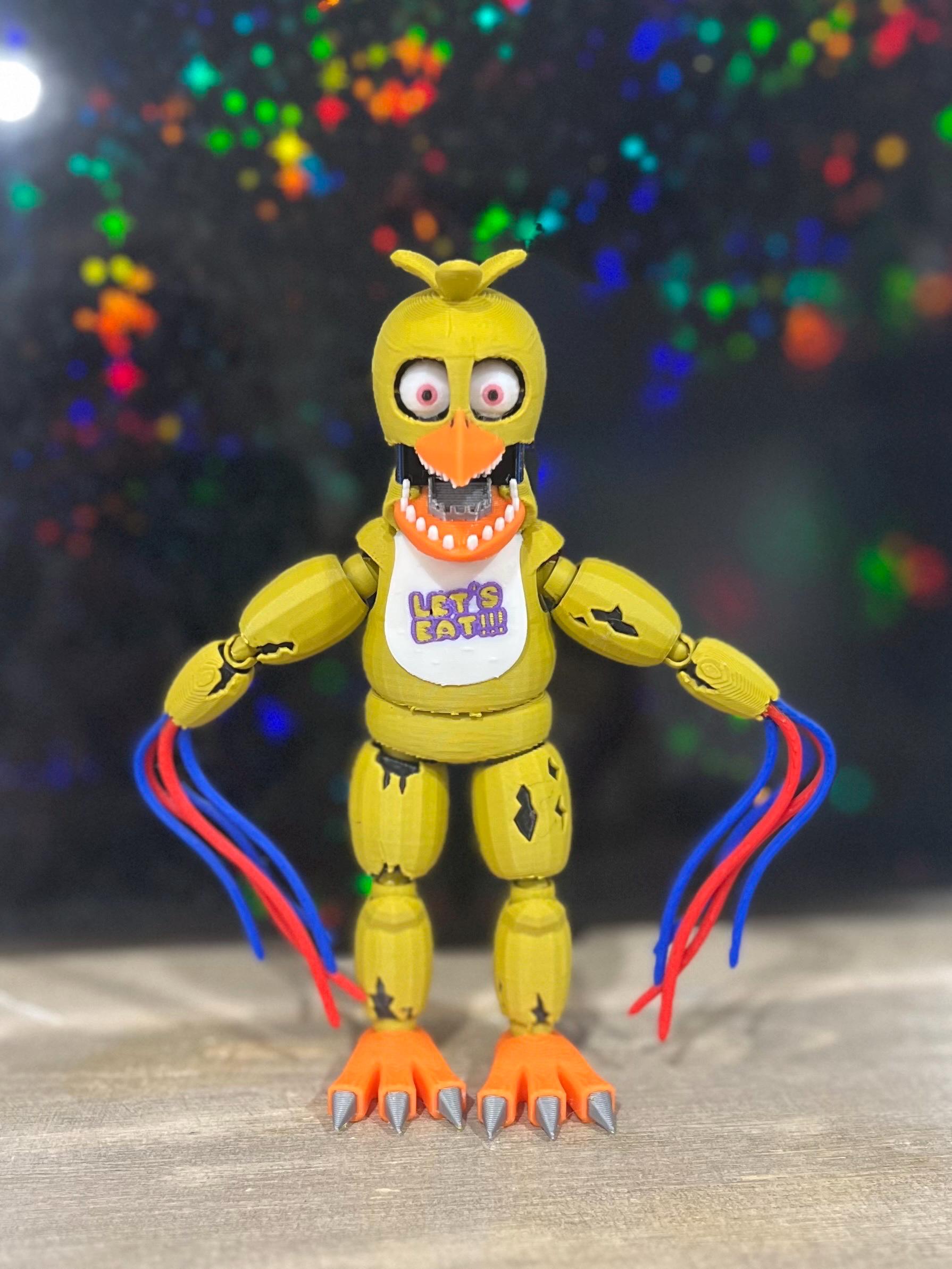 Withered Chica Articulating Figure FNAF 2 Five Nights At Freddy’s