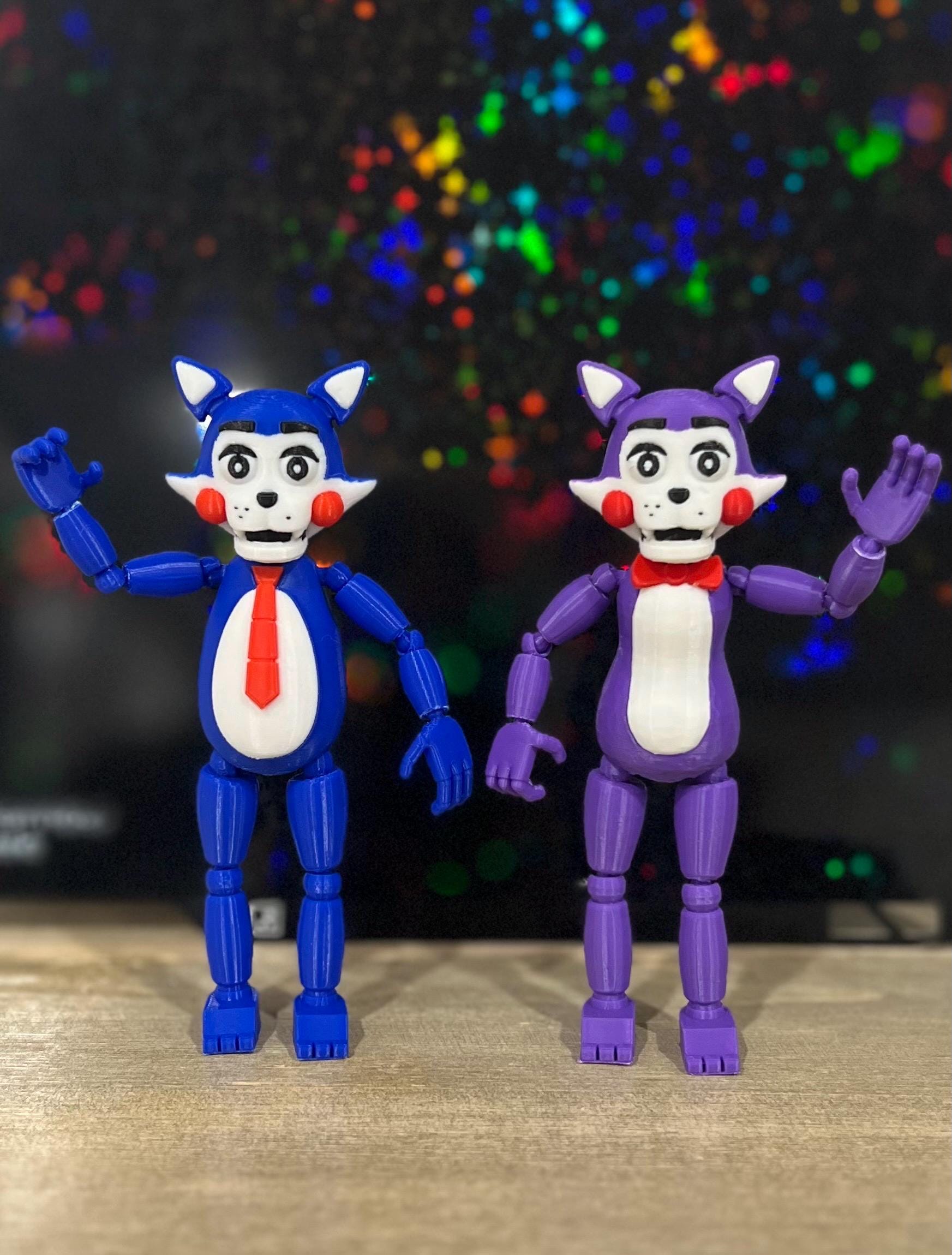 FNAC 2 Pack Combo! Articulating Figures FNAF Five Nights At Freddy’s