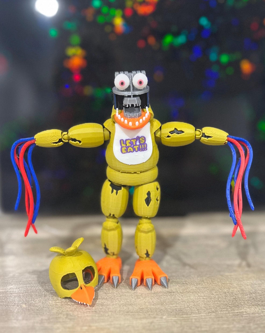Withered Chica Articulating Figure FNAF 2 Five Nights At Freddy’s