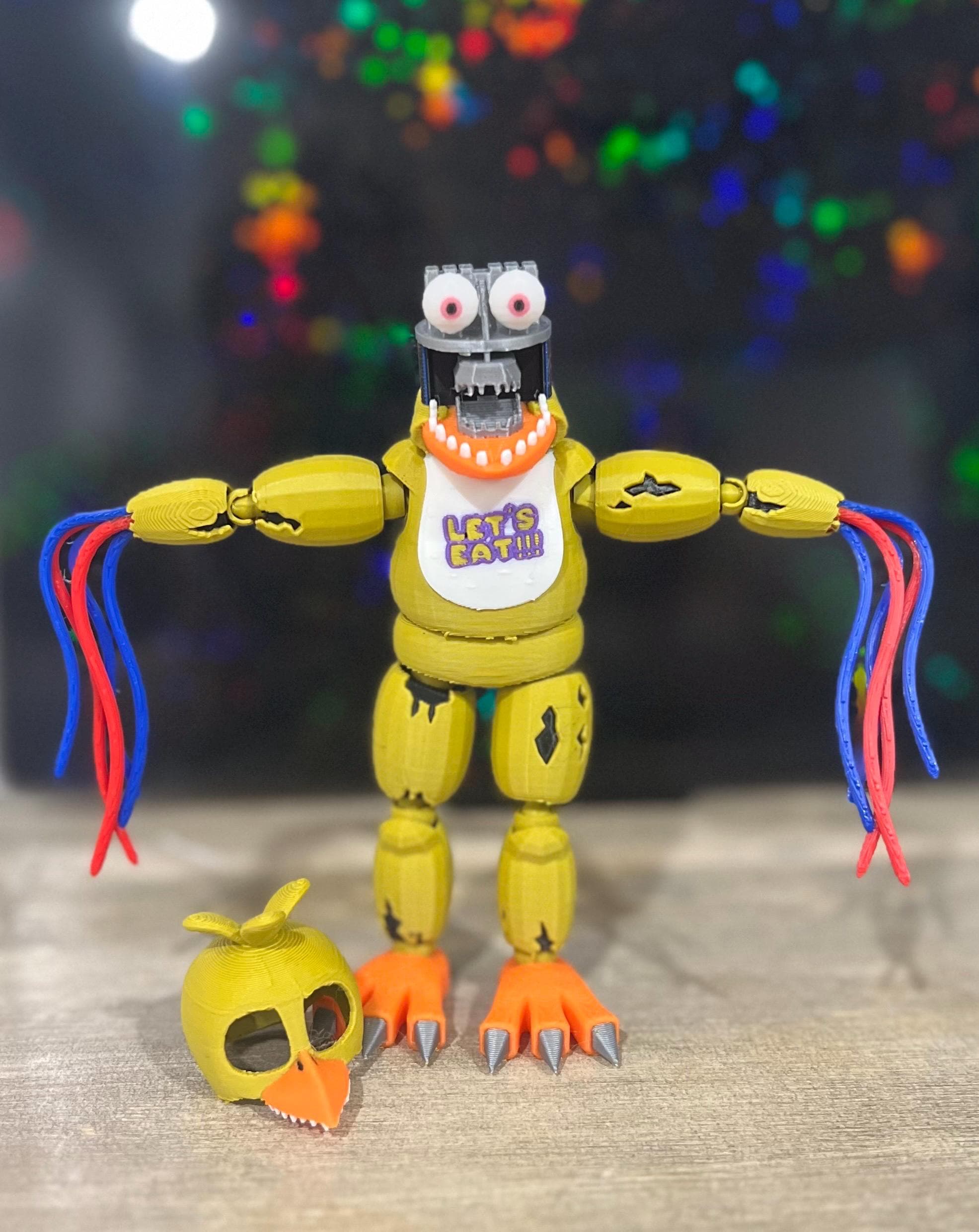 Withered Chica Articulating Figure FNAF 2 Five Nights At Freddy’s