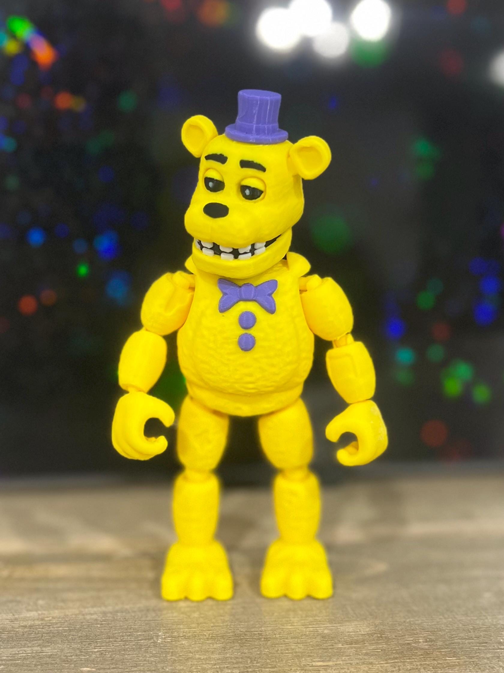 NEW Fredbear Articulating Figure FNAF Five Nights At Freddys