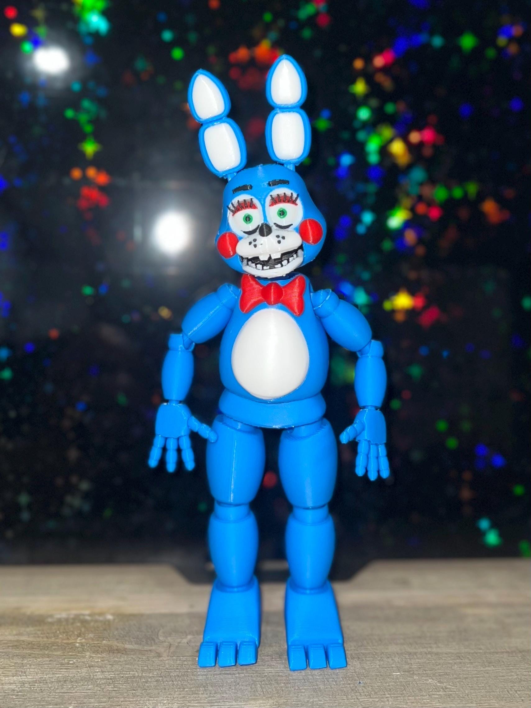 Toy Bonnie Articulating FNAF 2 Five Nights At Freddy’s Figure