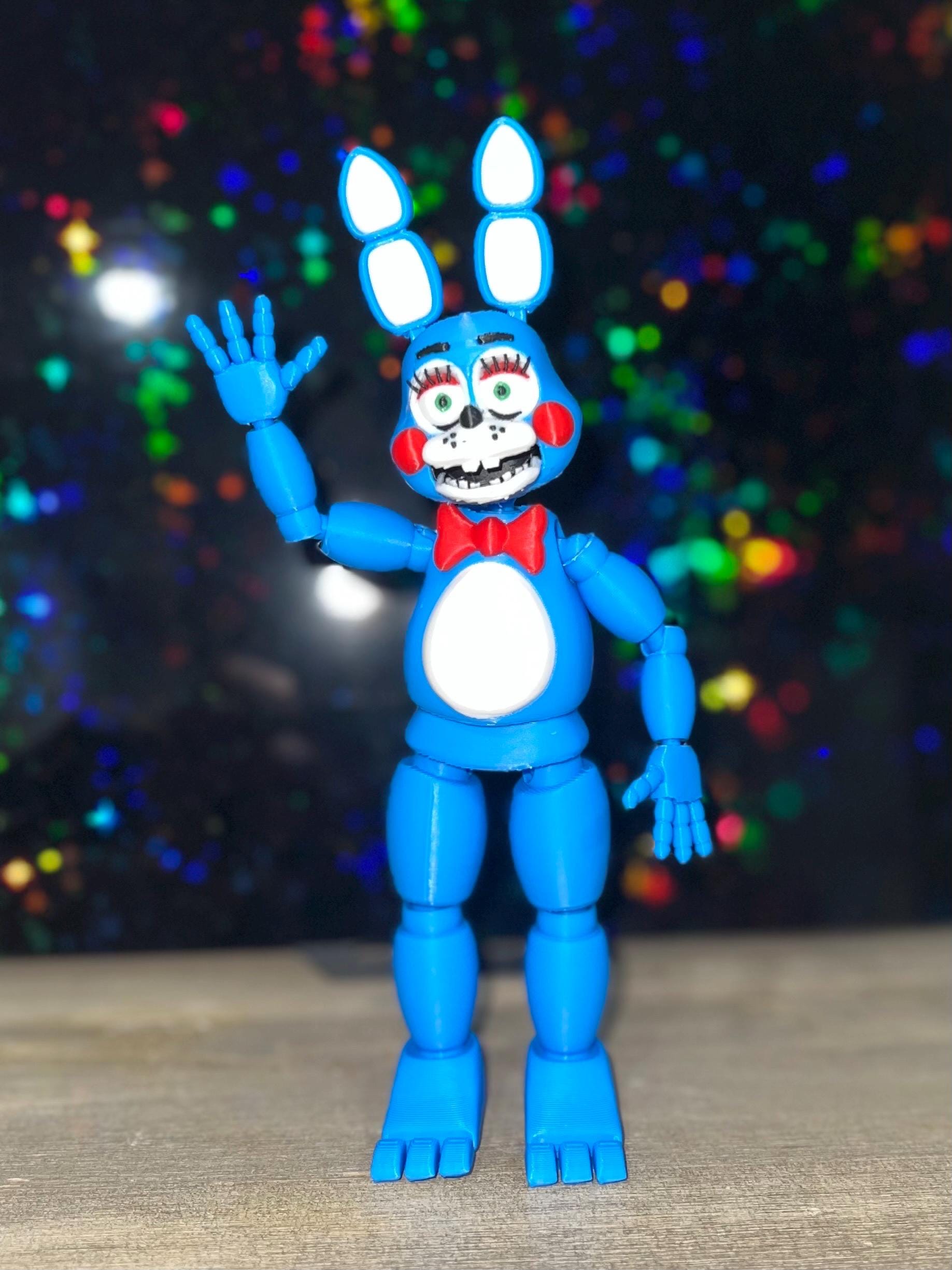 Toy Bonnie Articulating FNAF 2 Five Nights At Freddy’s Figure