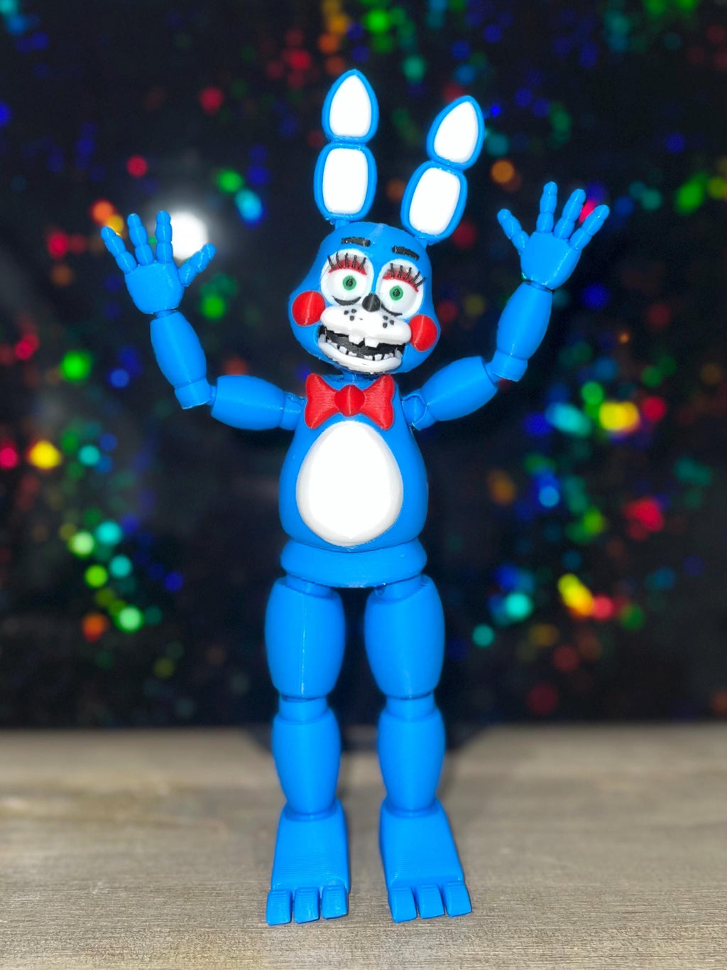 Toy Bonnie Articulating FNAF 2 Five Nights At Freddy’s Figure