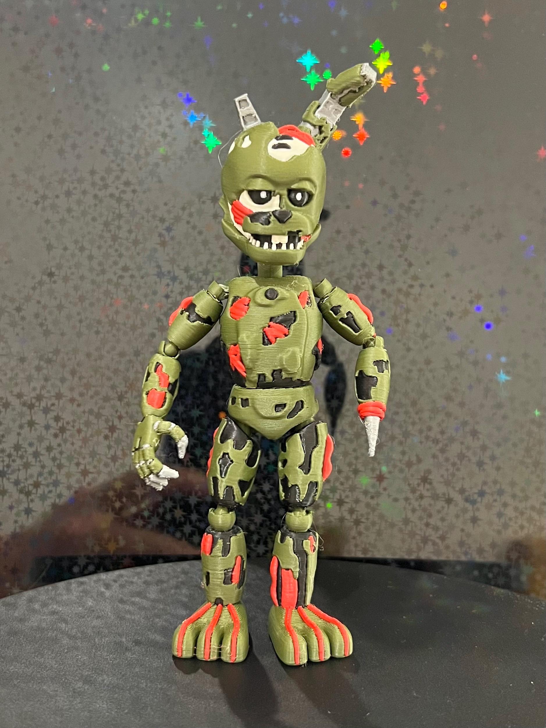 Scraptrap Articulating Figure COLOR FNAF Five Nights At Freddy’s