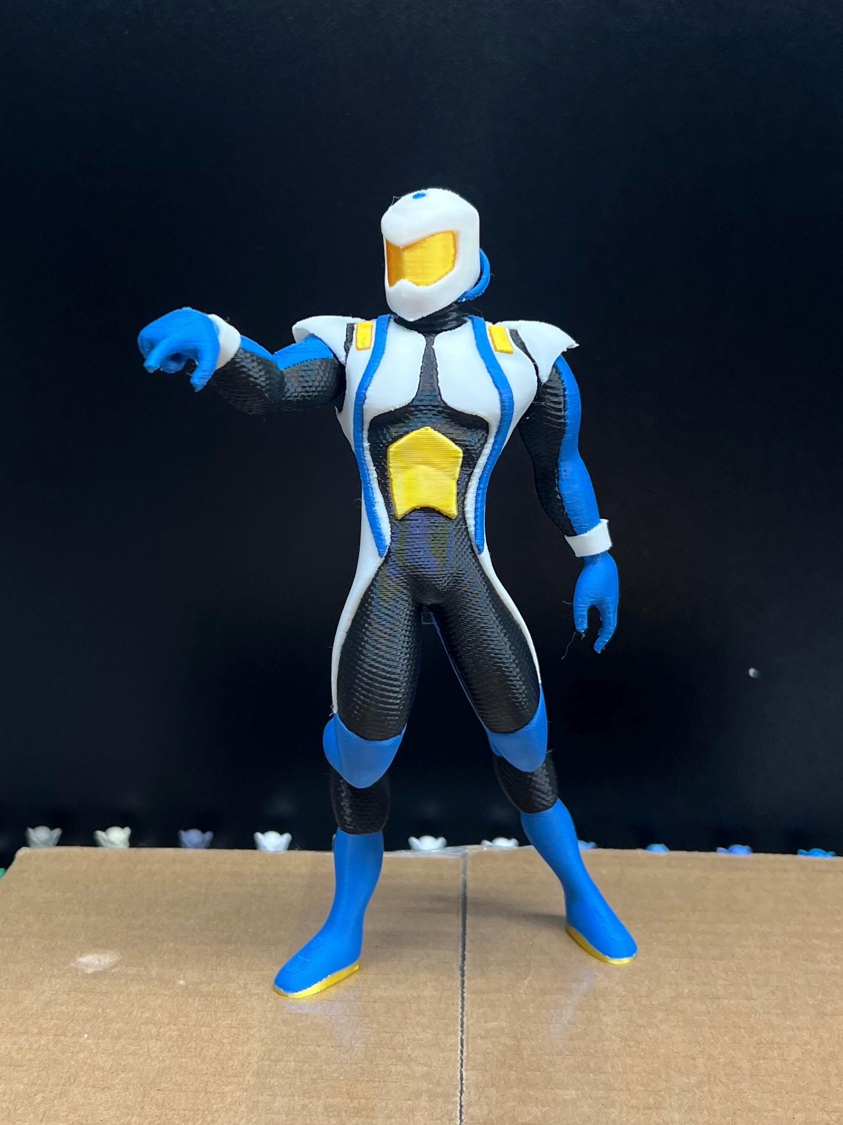 Acceleracers Acceleron Statue 7 Inches Tall! Hotwheels
