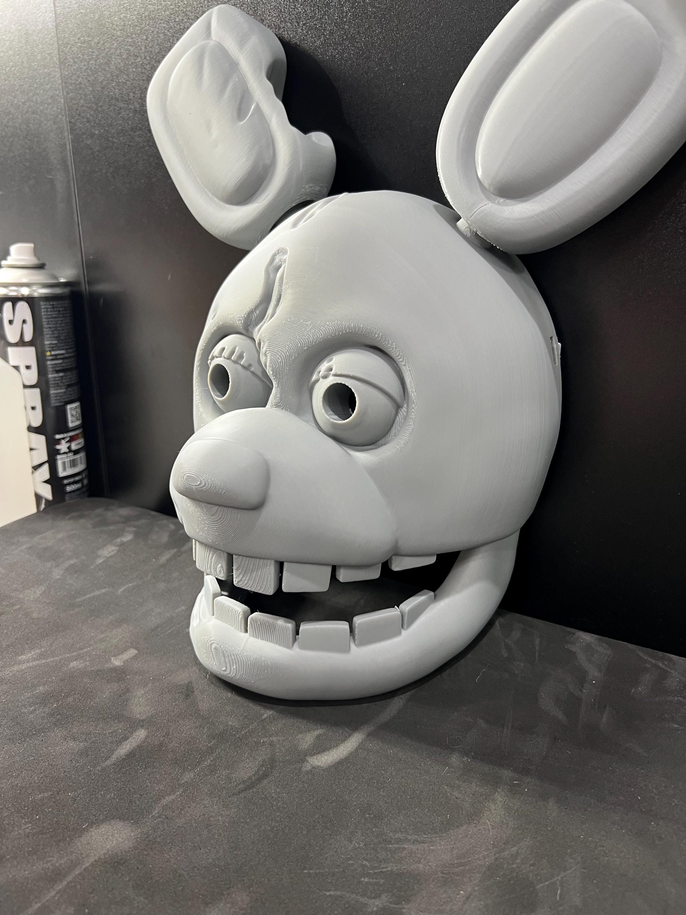 Yellow Rabbit / Springtrap Cosplay Mask / Wall Art FNAF Five Nights At Freddy’s