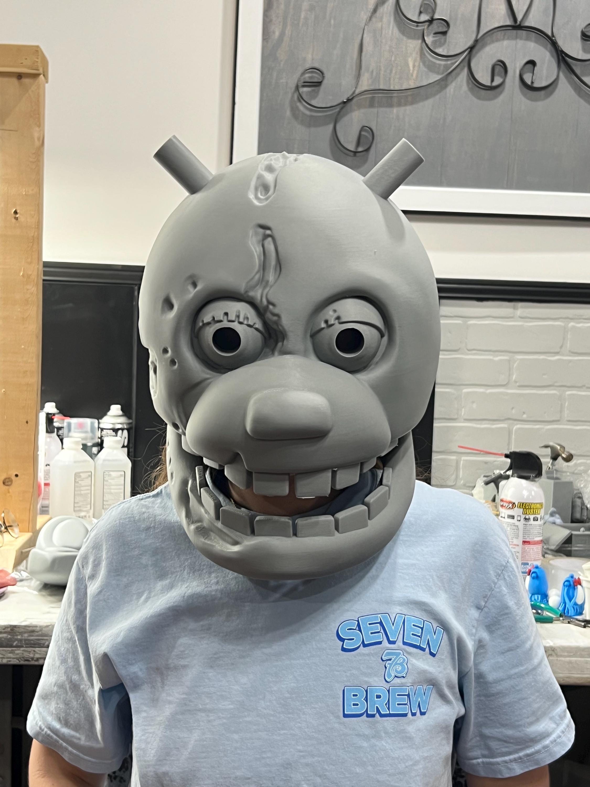 Yellow Rabbit / Sprintrap FULL HELMET FNAF Five Nights At Freddy’s Cosplay Art
