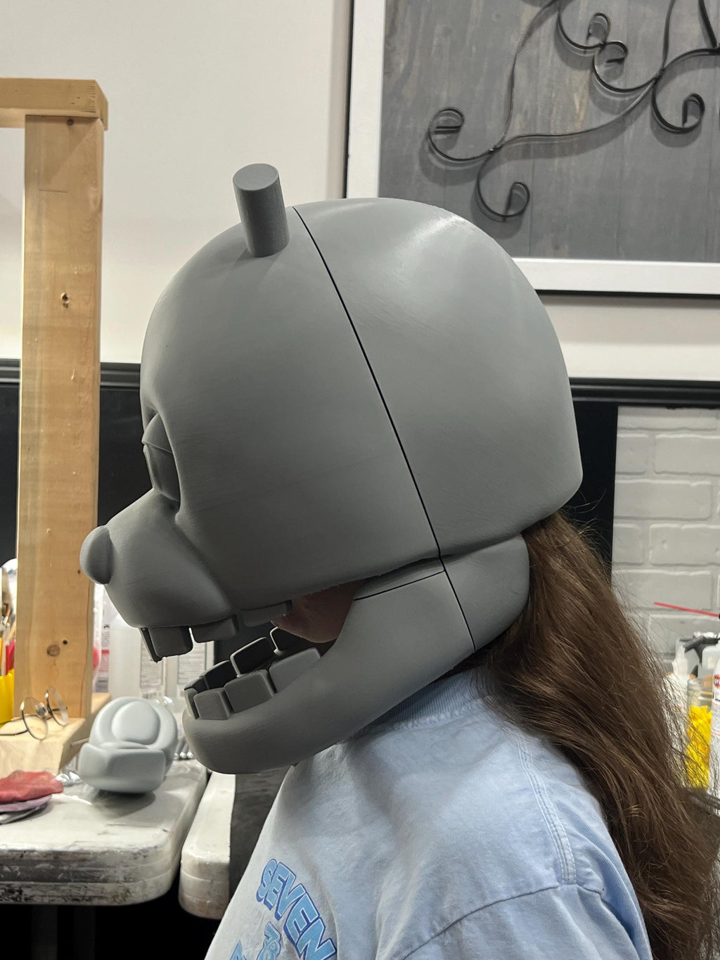 Yellow Rabbit / Sprintrap FULL HELMET FNAF Five Nights At Freddy’s Cosplay Art