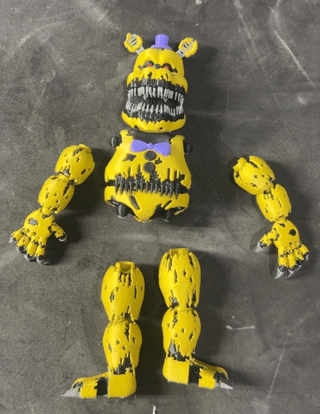 NIGHTMARE FREDBEAR color FNAF Five Nights At Freddy’s Figure