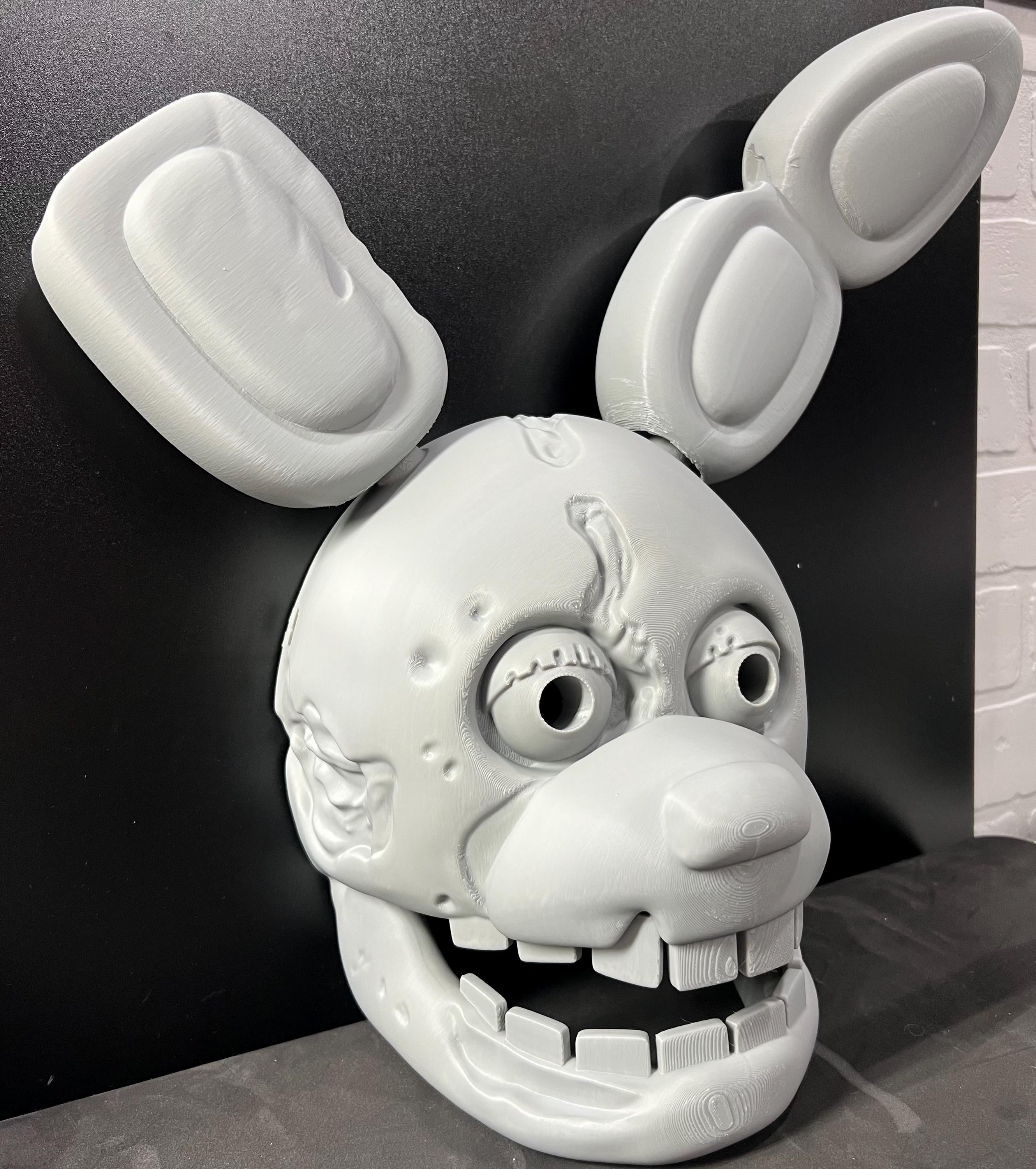 Yellow Rabbit / Springtrap Cosplay Mask / Wall Art FNAF Five Nights At Freddy’s