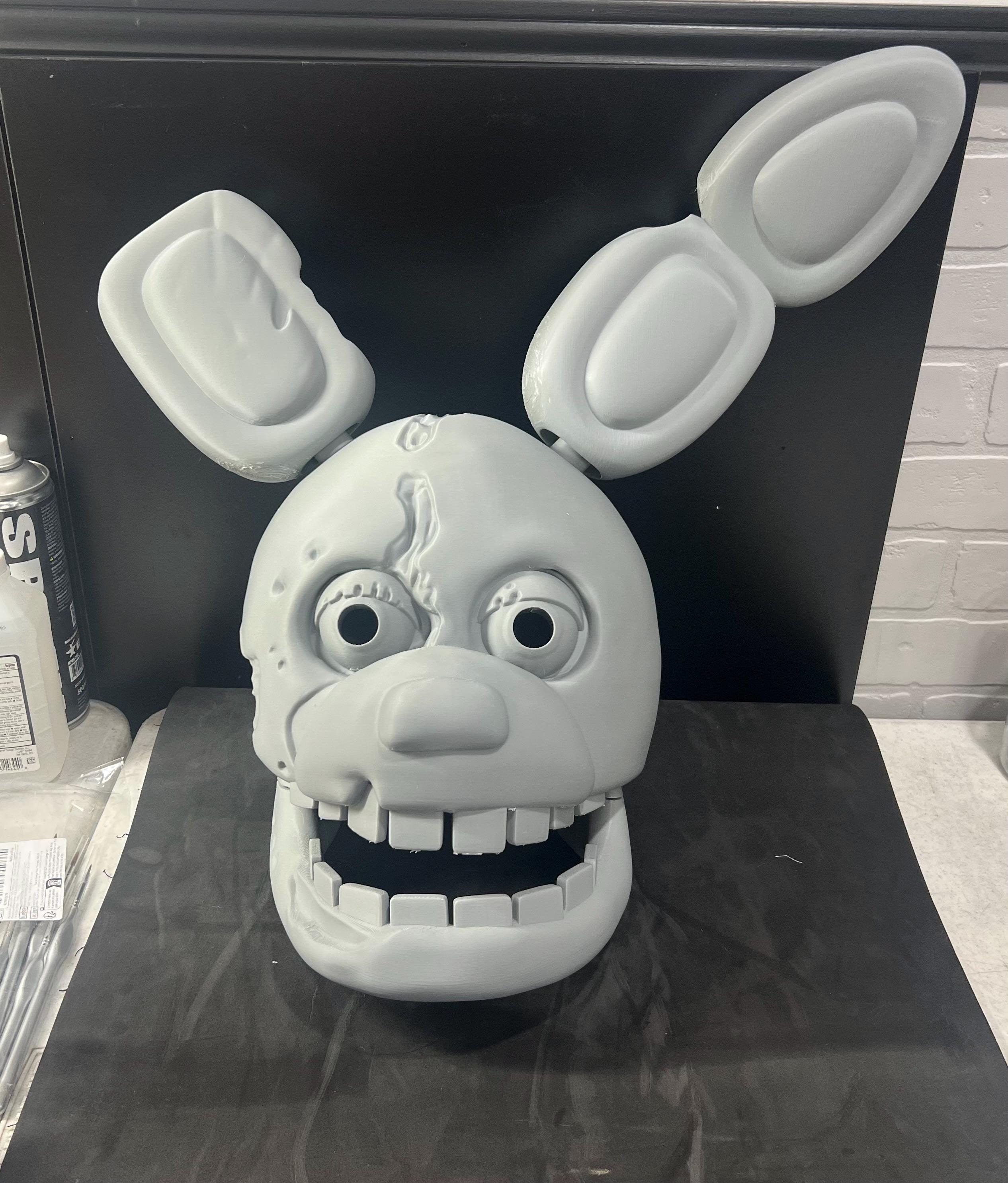 Yellow Rabbit / Sprintrap FULL HELMET FNAF Five Nights At Freddy’s Cosplay Art