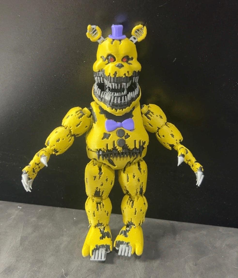 NIGHTMARE FREDBEAR color FNAF Five Nights At Freddy’s Figure