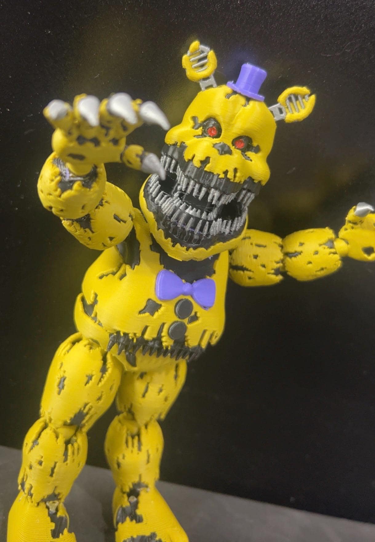NIGHTMARE FREDBEAR color FNAF Five Nights At Freddy’s Figure
