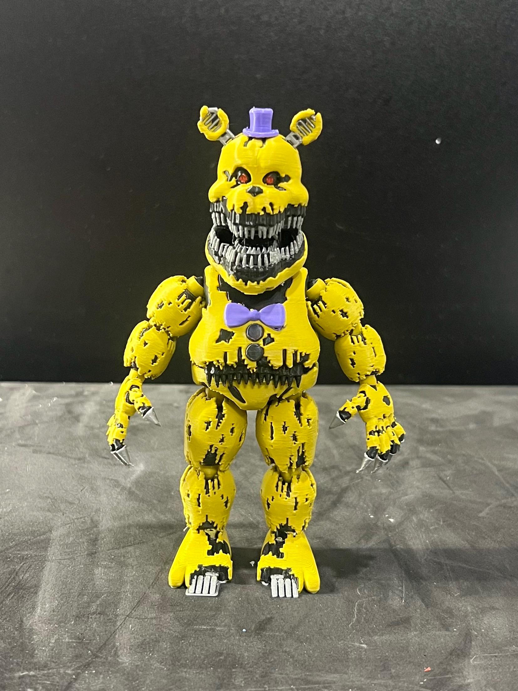 NIGHTMARE FREDBEAR color FNAF Five Nights At Freddy’s Figure