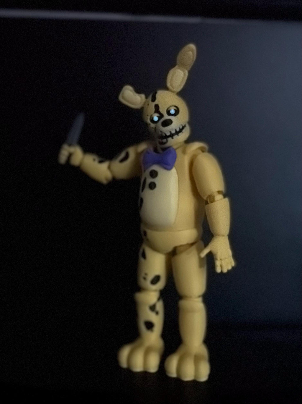 Yellow Rabbit / Springtrap GLOW FNAF Five Nights At Freddy’s Figure
