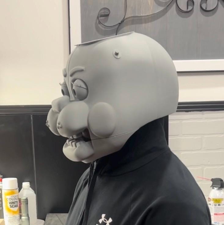 TOY FREDDY HELMET Fnaf Five Nights At Freddy’s