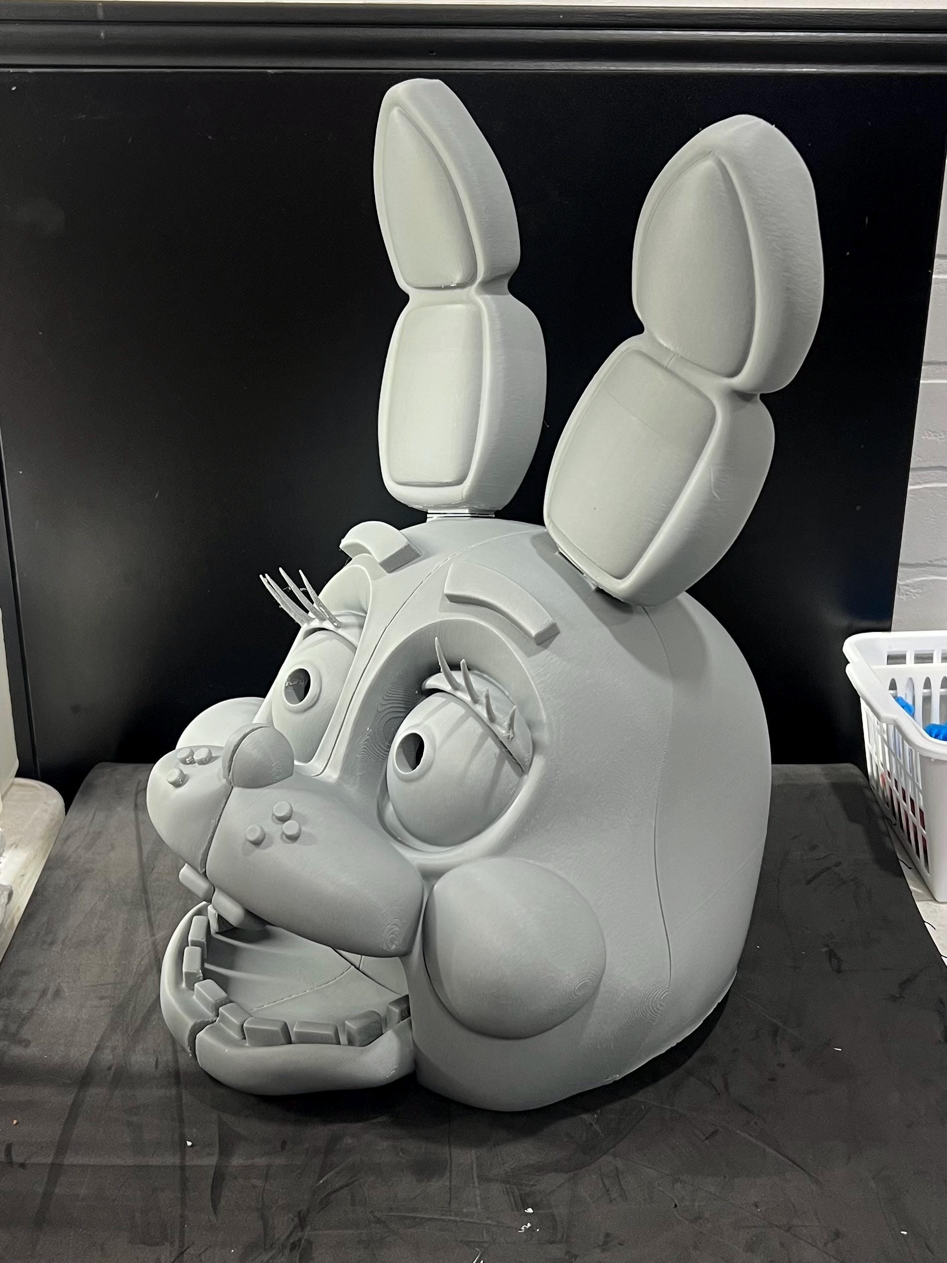 Toy Bonnie Helmet Life Size Wearable Cosplay FNAF Five Nights At Freddy’s
