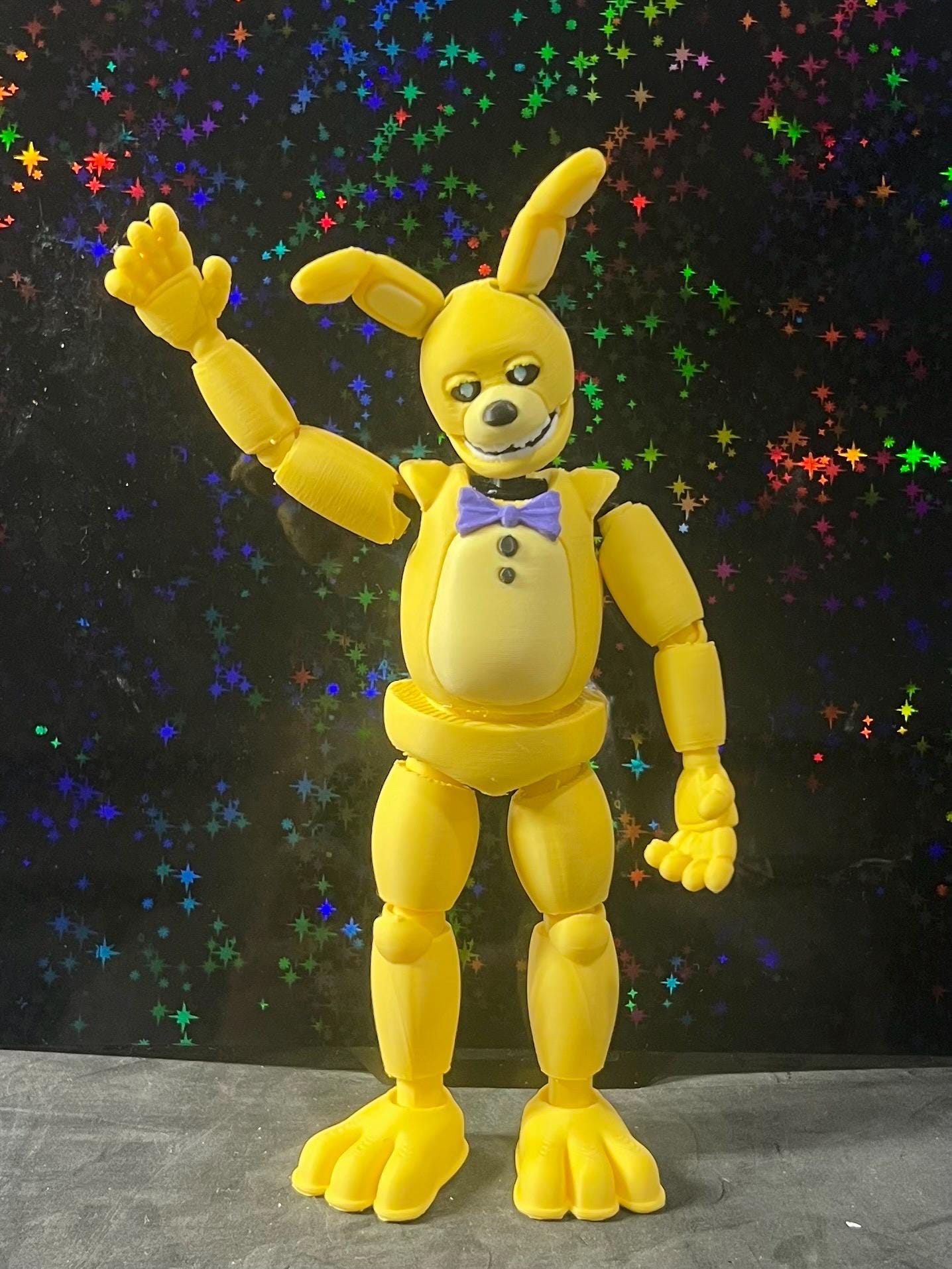 Spring Bonnie / Yellow Rabbit Figure COLOR FNAF Five Nights At Freddy’s