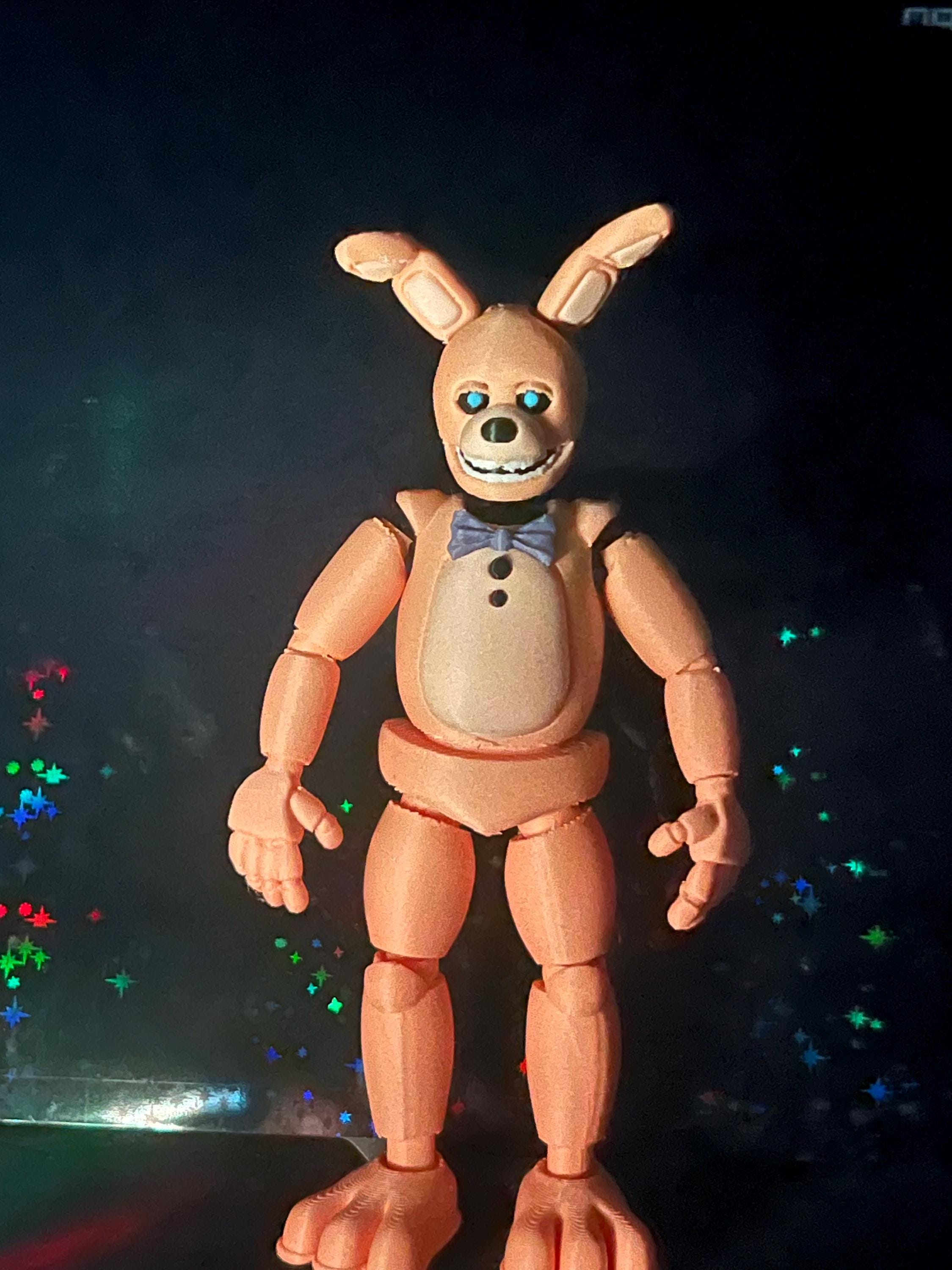 Spring Bonnie / Yellow Rabbit Figure COLOR FNAF Five Nights At Freddy’s