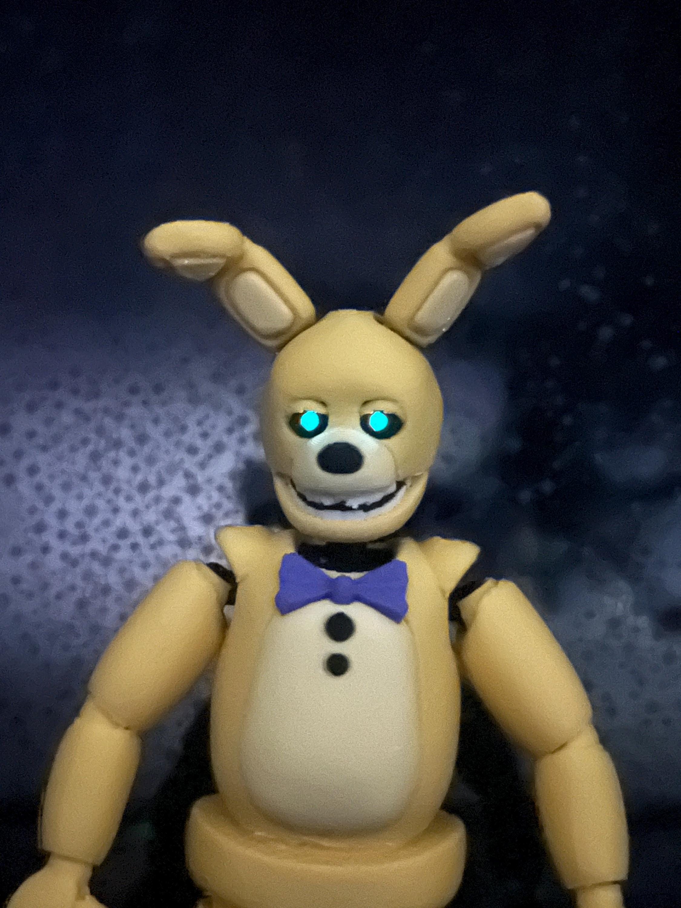 Spring Bonnie / Yellow Rabbit Figure COLOR FNAF Five Nights At Freddy’s