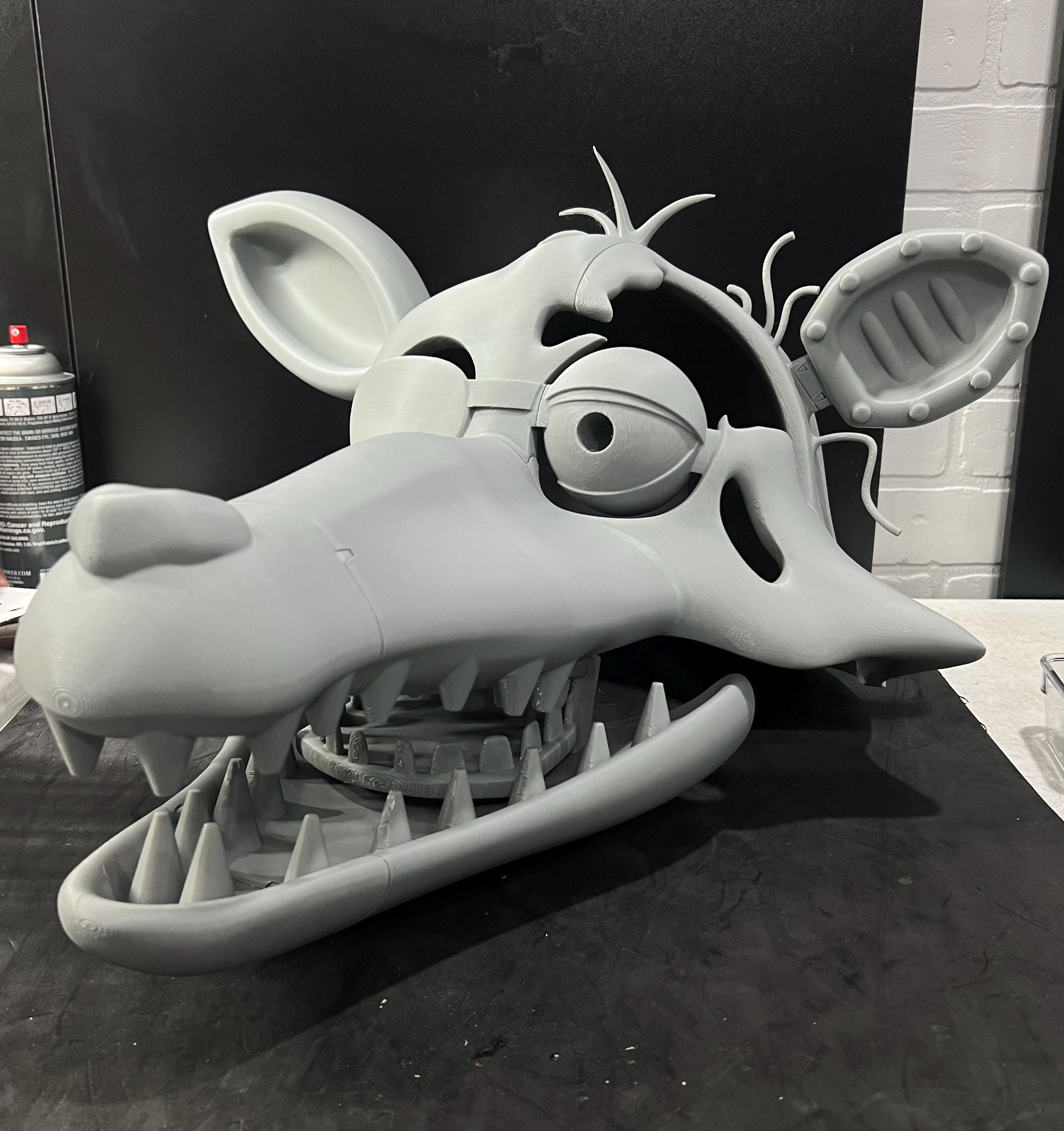 Withered Foxy Wearable Cosplay HELMET FNAF Five Nights At Freddy’s