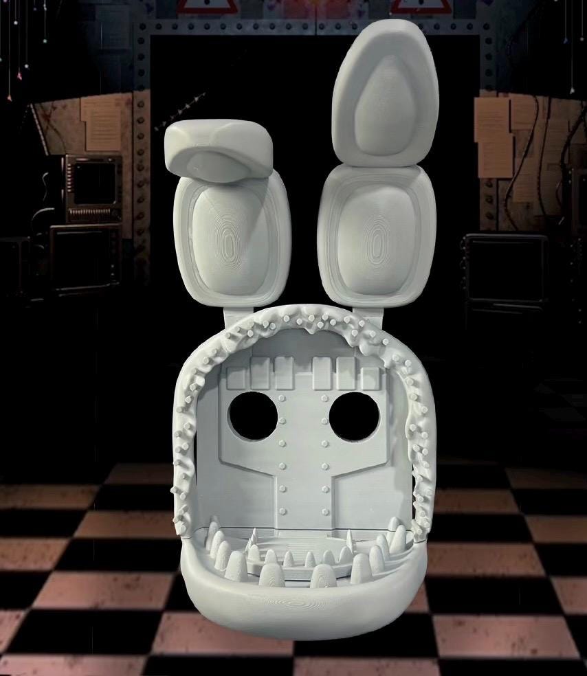 Withered Bonnie Wearable COSPLAY MASK FNAF Five Nights At Freddy’s