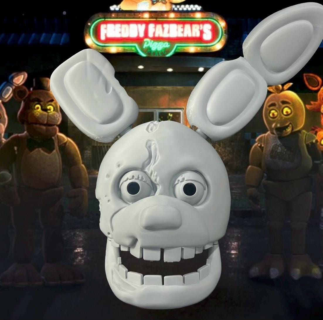 Yellow Rabbit / Sprintrap FULL HELMET FNAF Five Nights At Freddy’s Cosplay Art