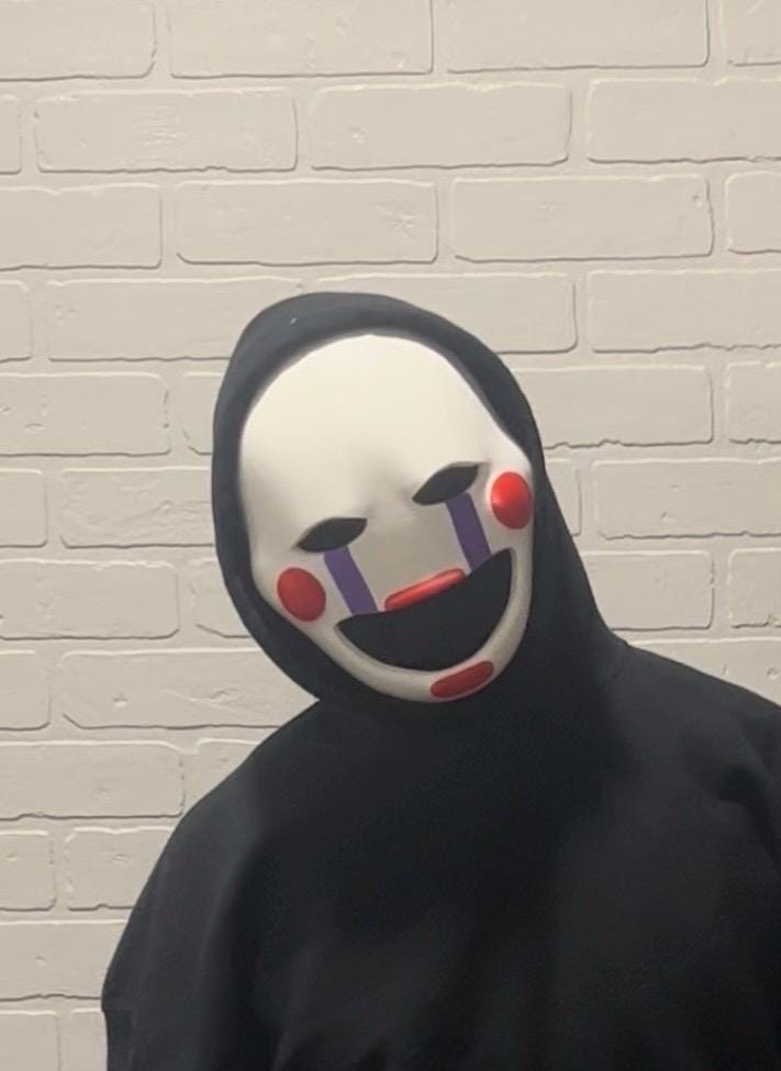Wearable Marionette / Puppet Mask FNAF Five Nights At Freddy’s