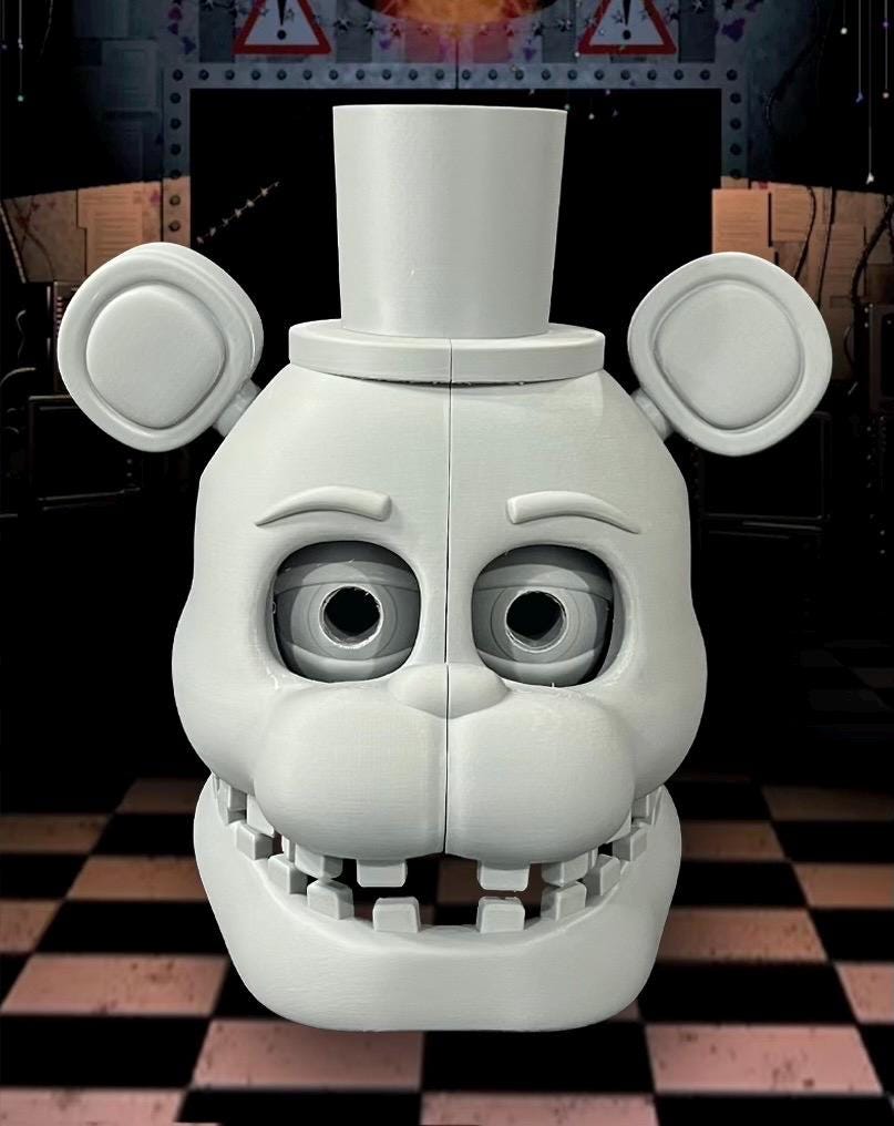 Withered Freddy Cosplay HELMET Fnaf Five Nights At Freddy’s