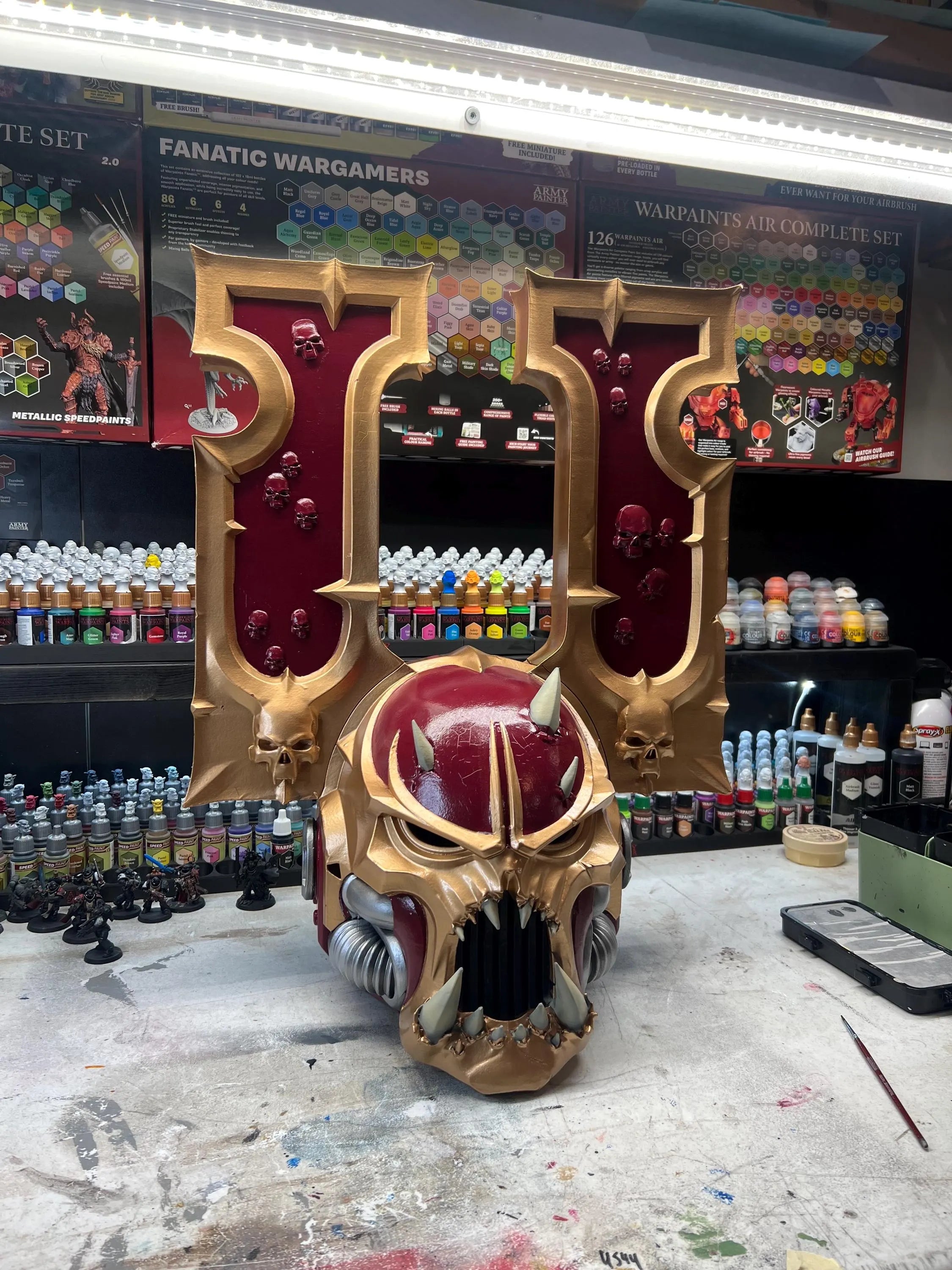 Warhammer World Eater Chaos Cosplay Helmet