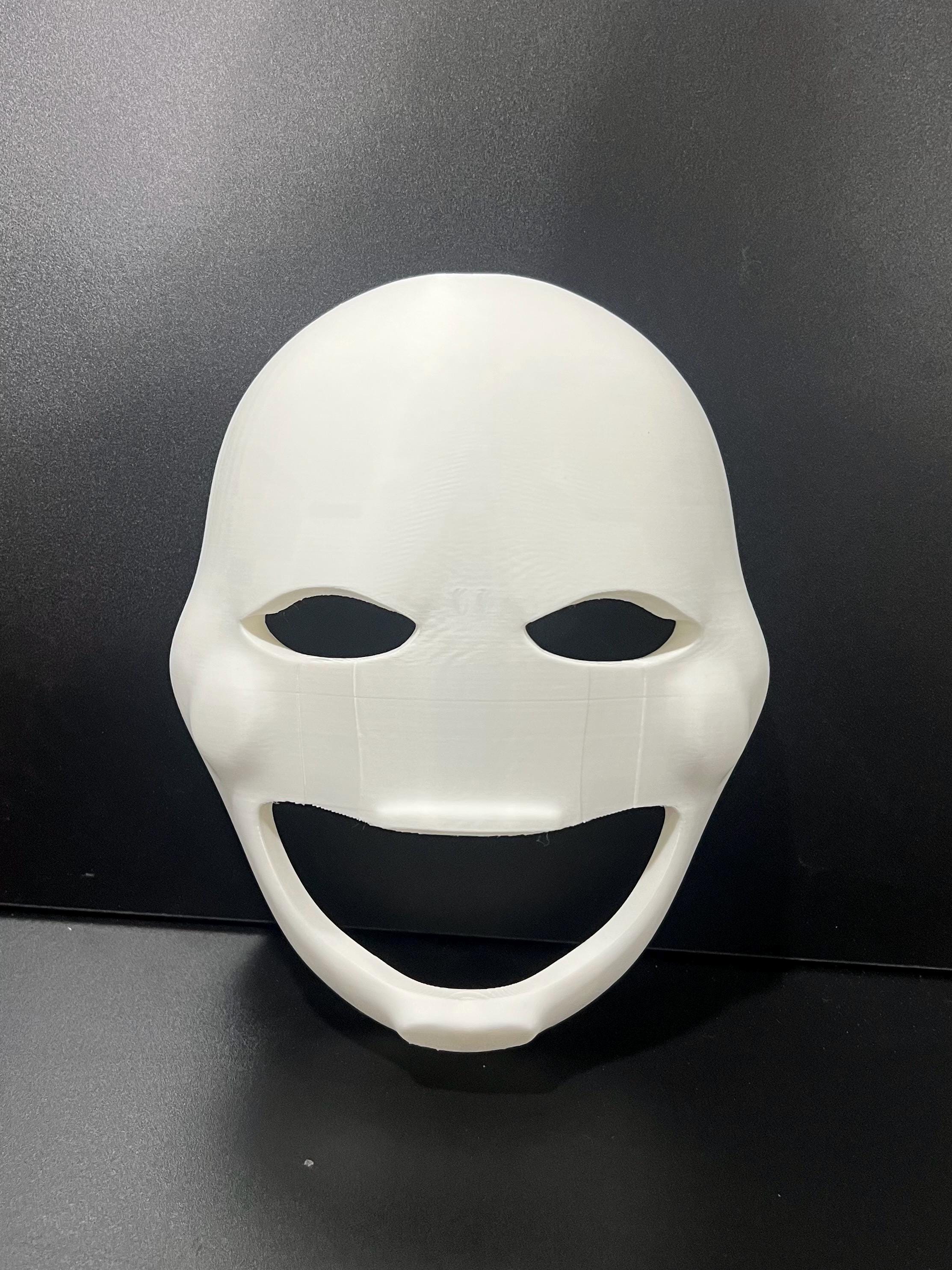 Wearable Marionette / Puppet Mask FNAF Five Nights At Freddy’s Uncolored