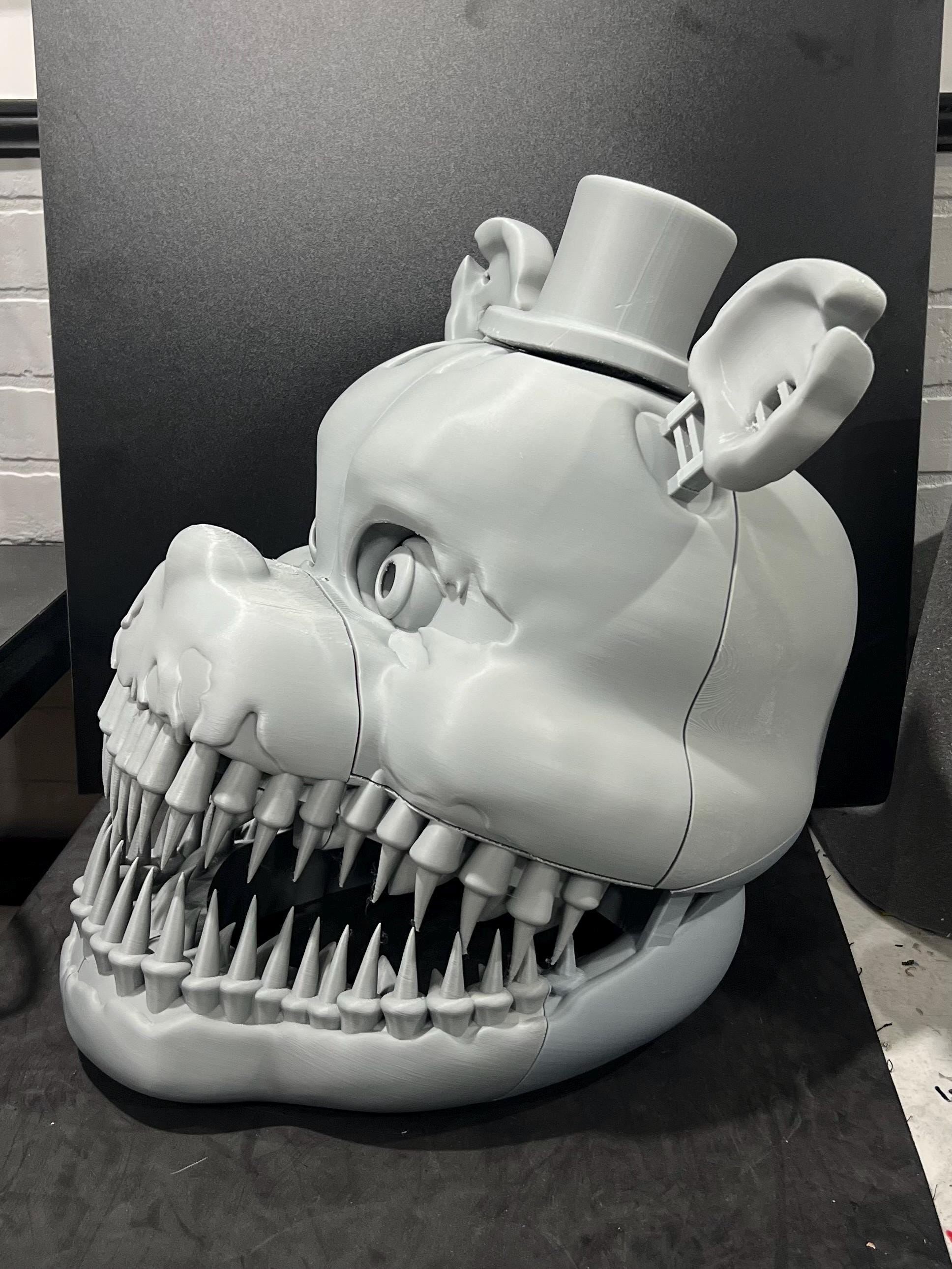Nightmare Fredbear Cosplay FULL HELMET FNAF Five Nights At Freddy’s