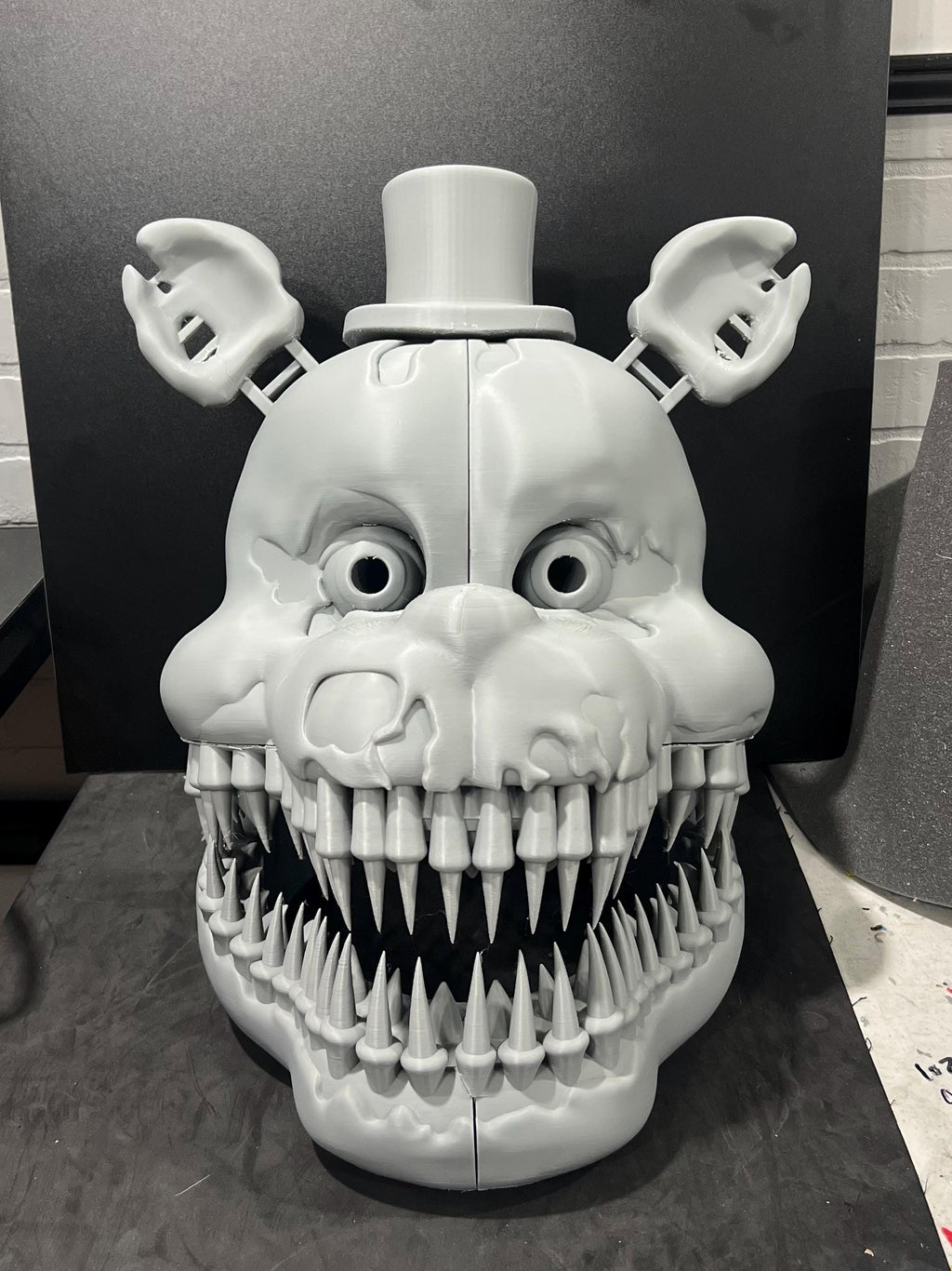 Nightmare Fredbear Cosplay FULL HELMET FNAF Five Nights At Freddy’s