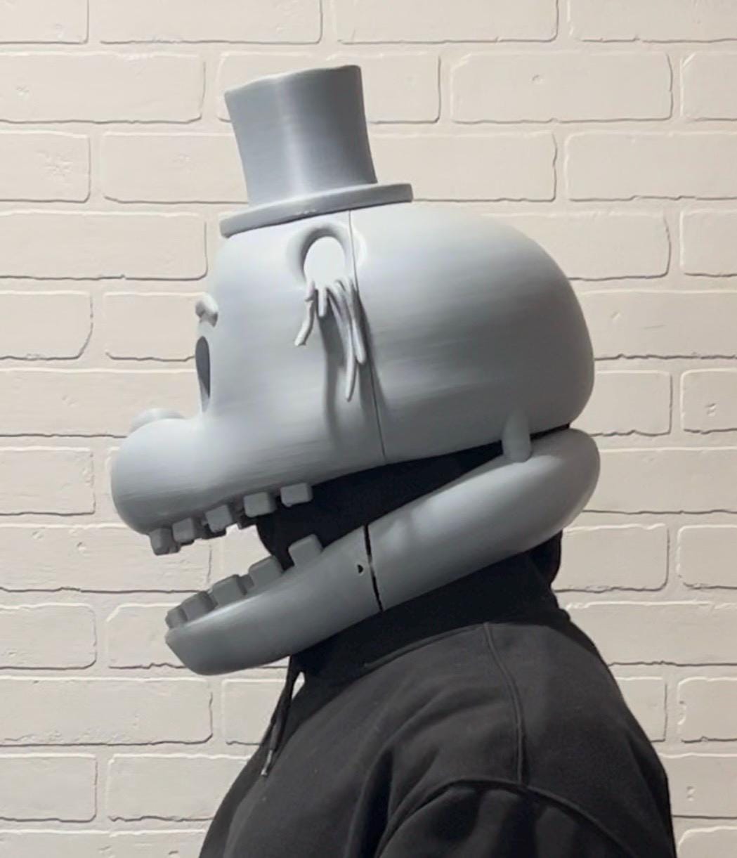 Golden Freddy HELMET Cosplay FNAF Five Nights At Freddy’s
